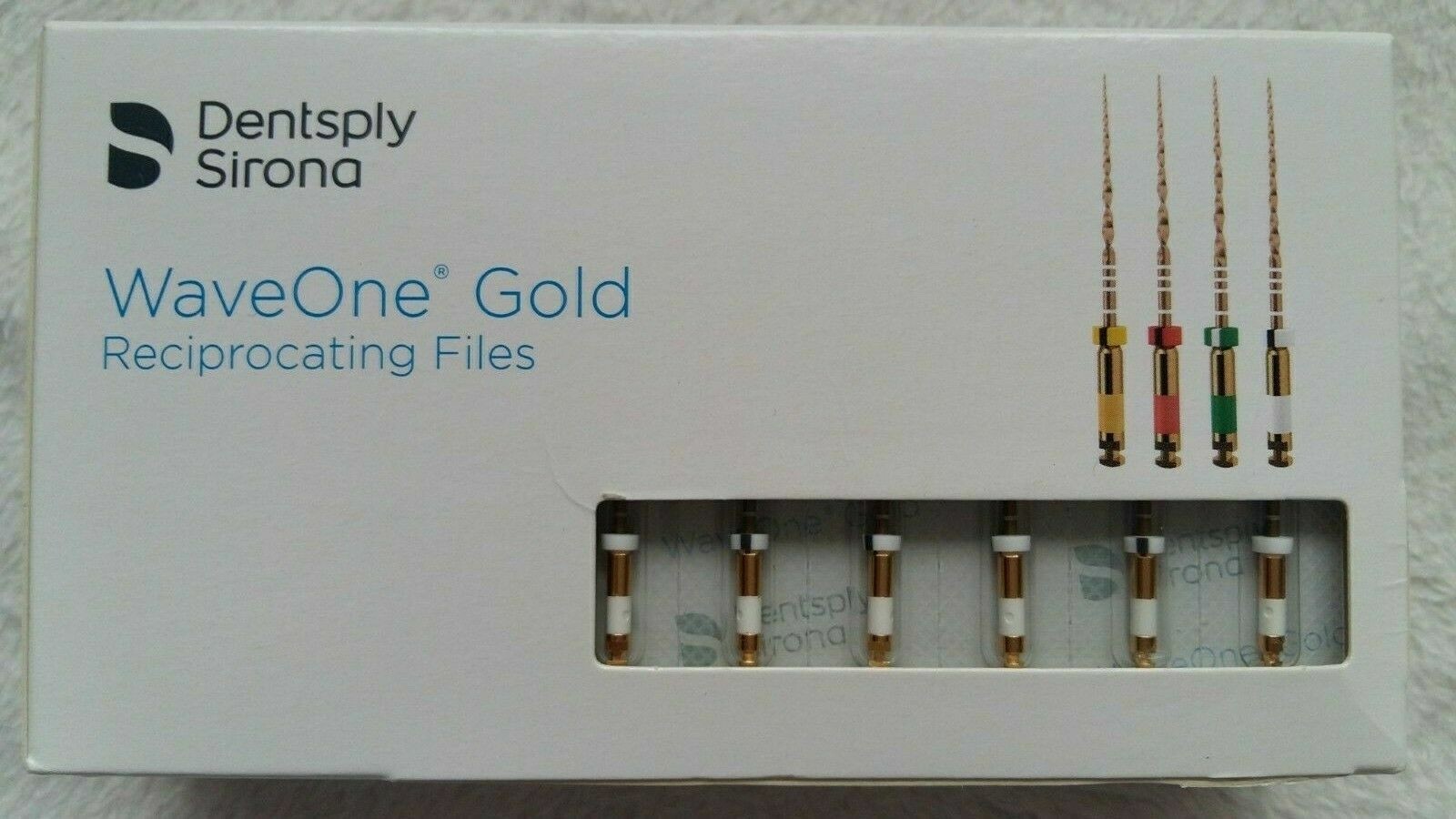 Waveone Gold Wave One Endodontic File Root Canal Dentsply 2 Packs ( 12files)