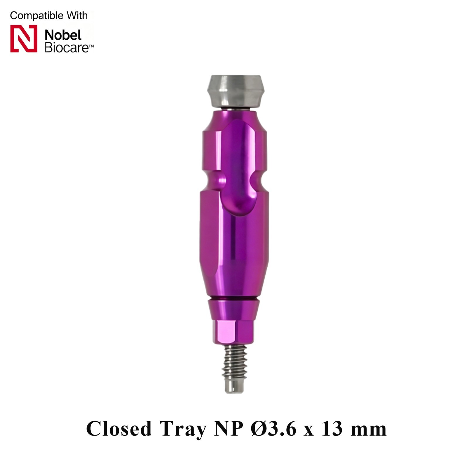 Dental Impression Coping Transfer Tray/Scan/Body/Analog Fit Nobel Active RP/NP