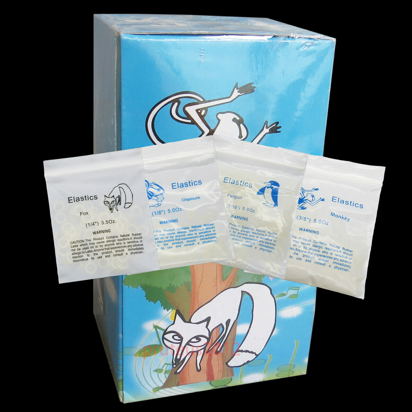 Dental Orthodontic Rubber Bands Ortho Elastics Latex Braces 1/8-3/16 3.5-6.5oZ