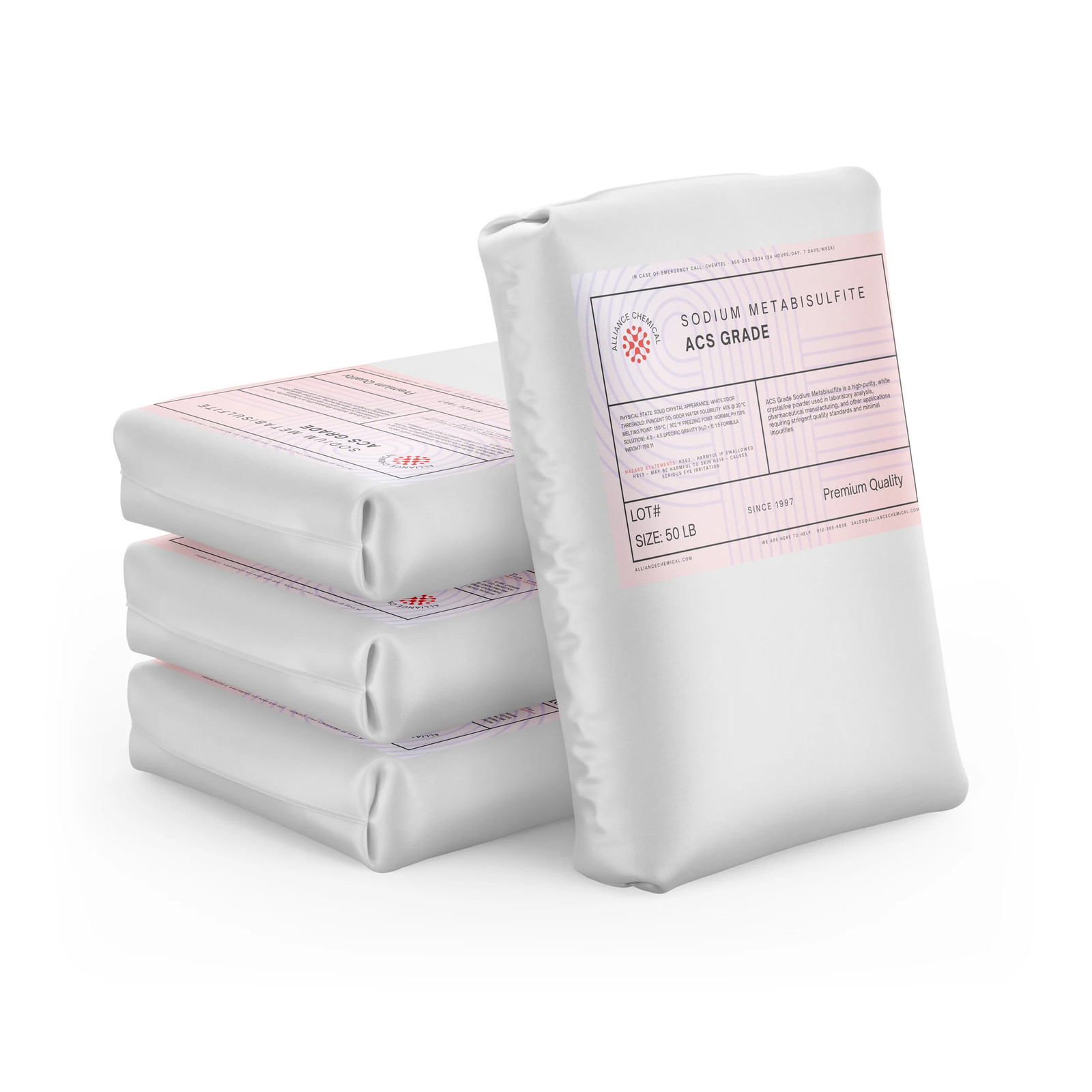 Sodium Metabisulfite – ACS Grade – 10 Bag (550 lbs.)