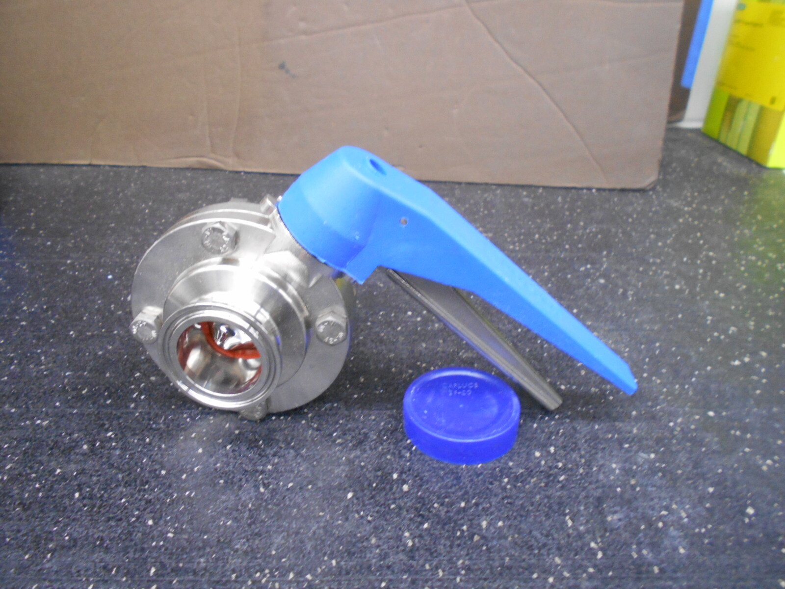JENSEN 57191 316L SS 1 1/2″ DN1 PN10 HAND LEVER SANITARY BUTTERFLY VALVE