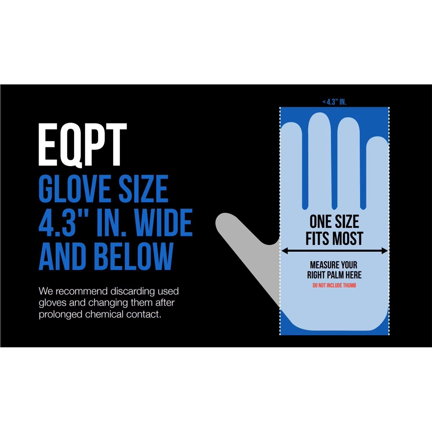 EQPT Blue Powder-Free Nitrile Gloves (2 pk.,300 ct) Great Price