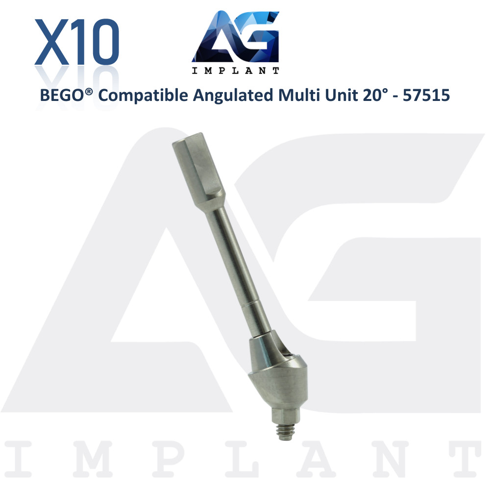 10 Angulated Multi Unit 20° Prosthetic Compatible with BEGO® – 57515 Dental Lab