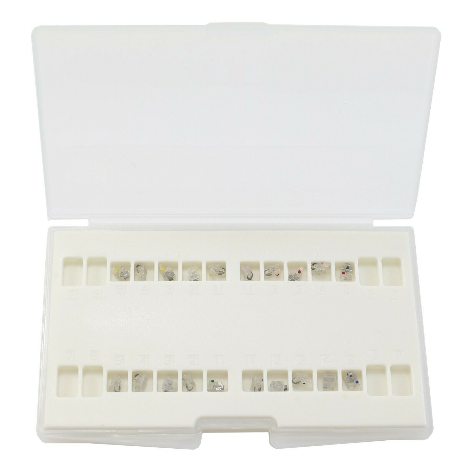 US Orthodontic Self Ligating Ceramic Bracket Aesthetic AO Empower Clear Roth 022
