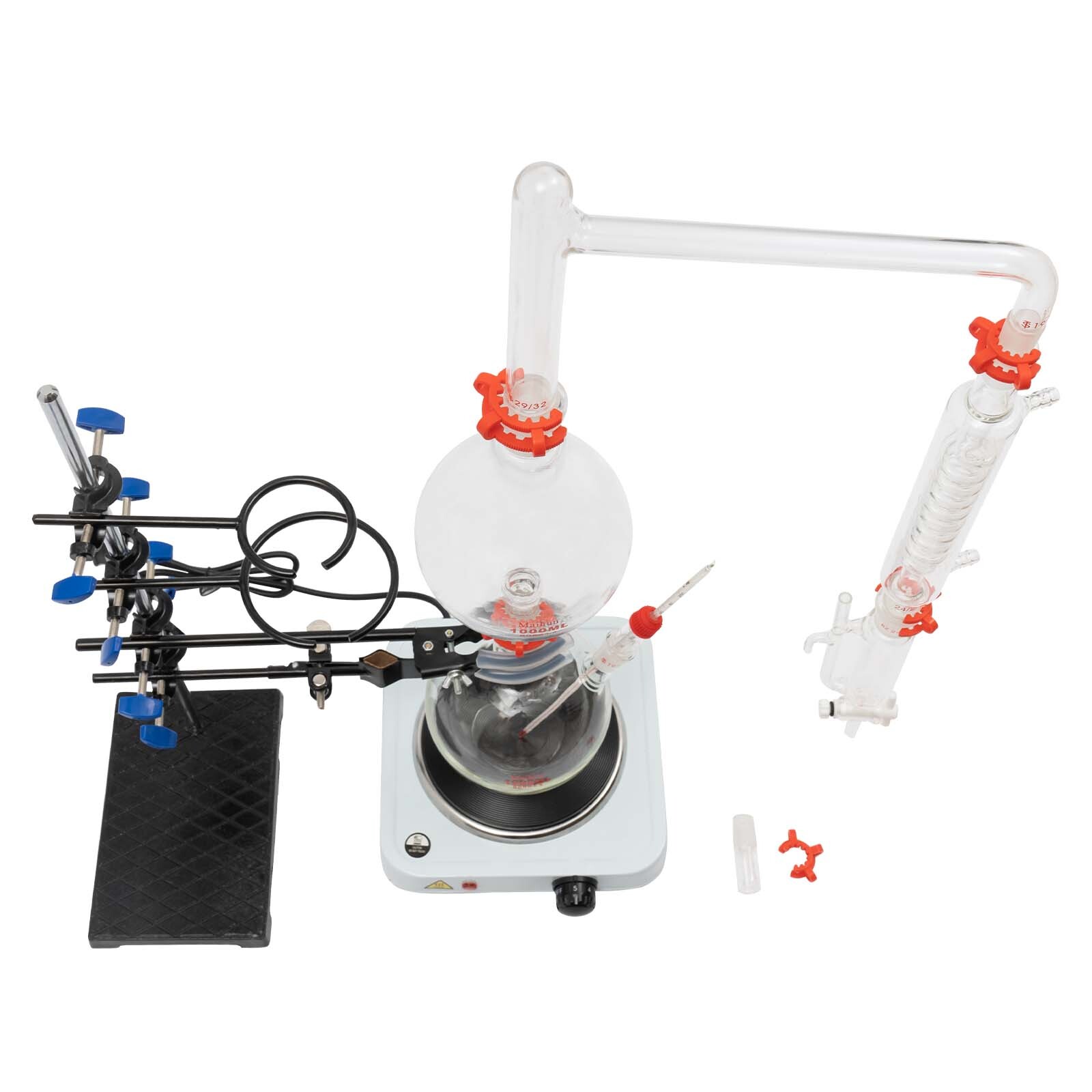 Essential Oil Distillation Apparatus Kit 1000W 1000mL 110V