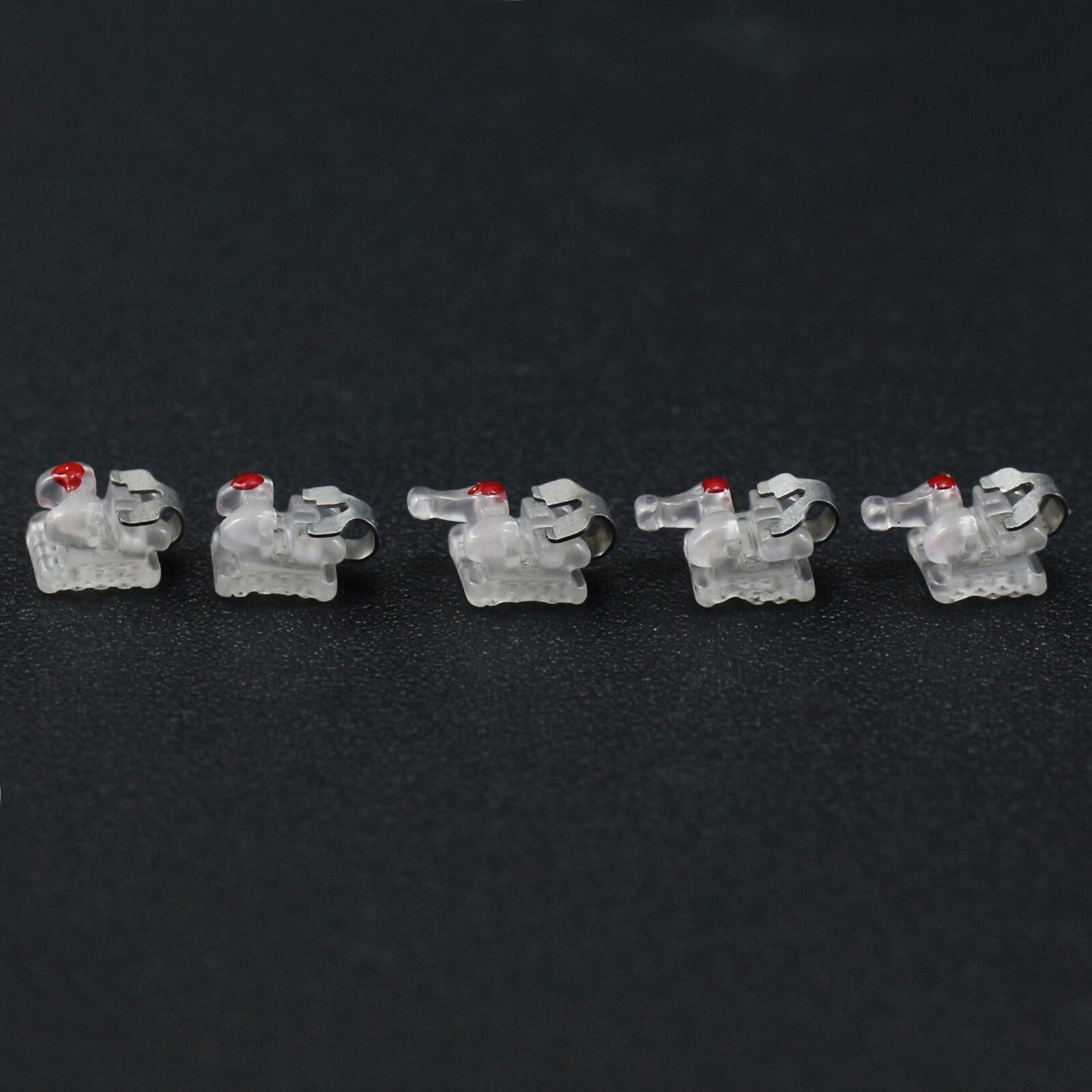 5 Set Self Ligating Bracket Empower Clear Ceramic Orthodontic Brace Roth 022 345