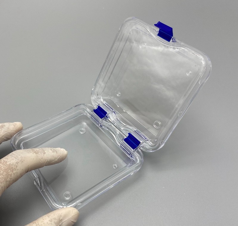 Dental Retainer Denture Storage Box Veneer Membrane Case Boxes 10*10*4cm USA