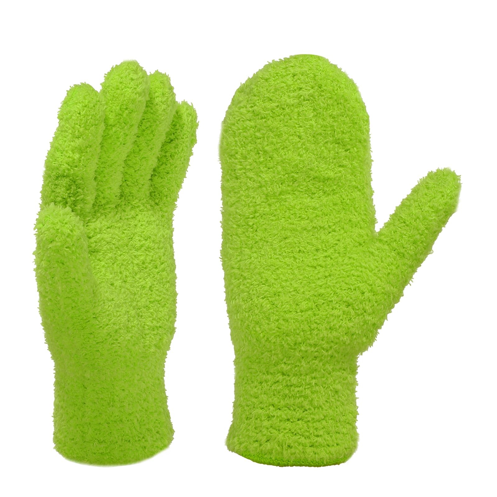 Aeaocvo 2 Pcs Microfiber Gloves for Plants, Reusable Leaf Cleaning Gloves, Wa…