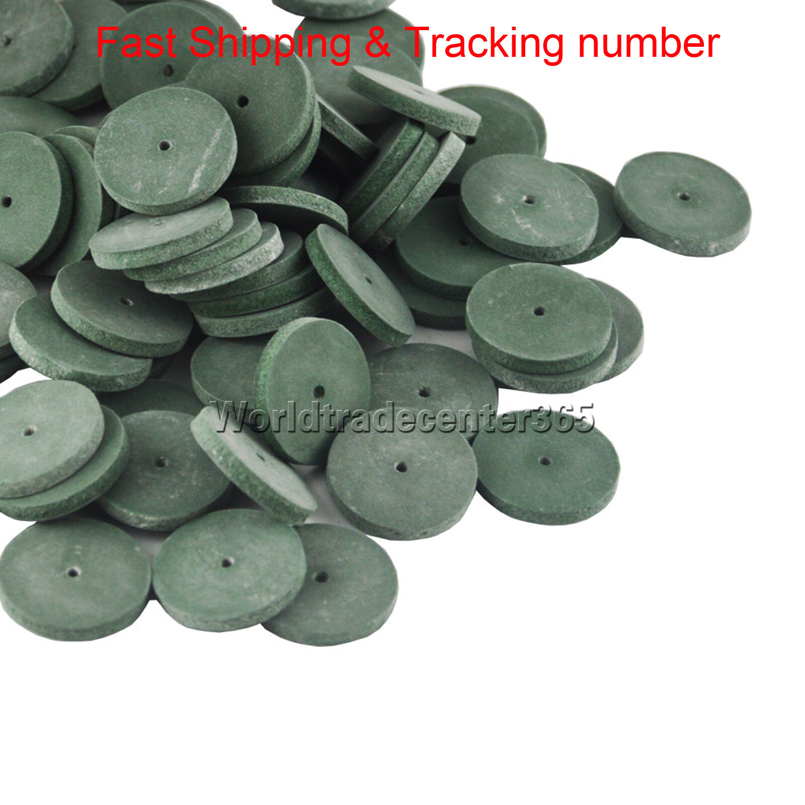 Dental Lab Rubber Polishing Wheels Burs Polishers Jewelry 2.35mm Rotary Tool