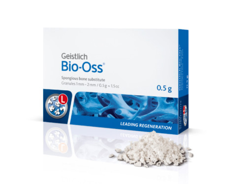 Geistlich «Bio-Oss» Large Granules (1mm-2 mm) Grafting Material 0.5 g./1.5cc