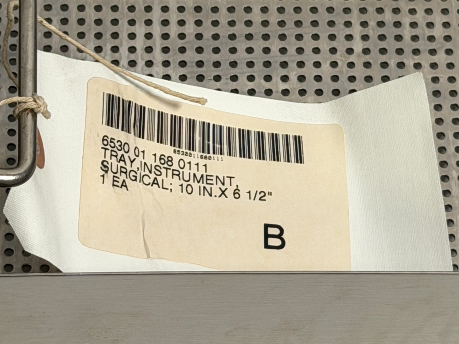 NOS Sklar Baxter Sterilization Tray Basket 10×6.5″ 6530-01-168-0111 Part 10-1710