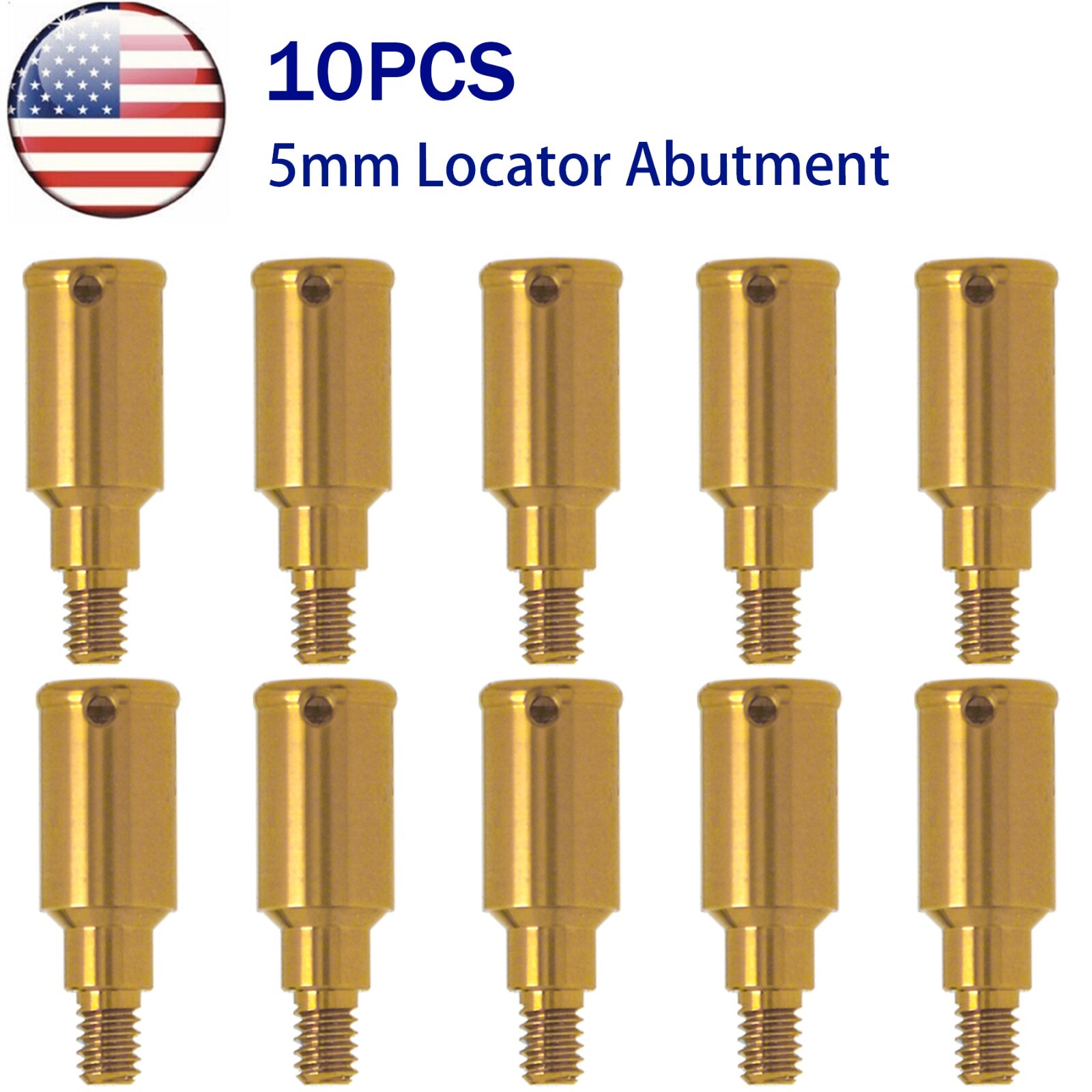 US Dental Attachment Abutment PAØ3.5mm Removable Male Caps Tool for Zimmer