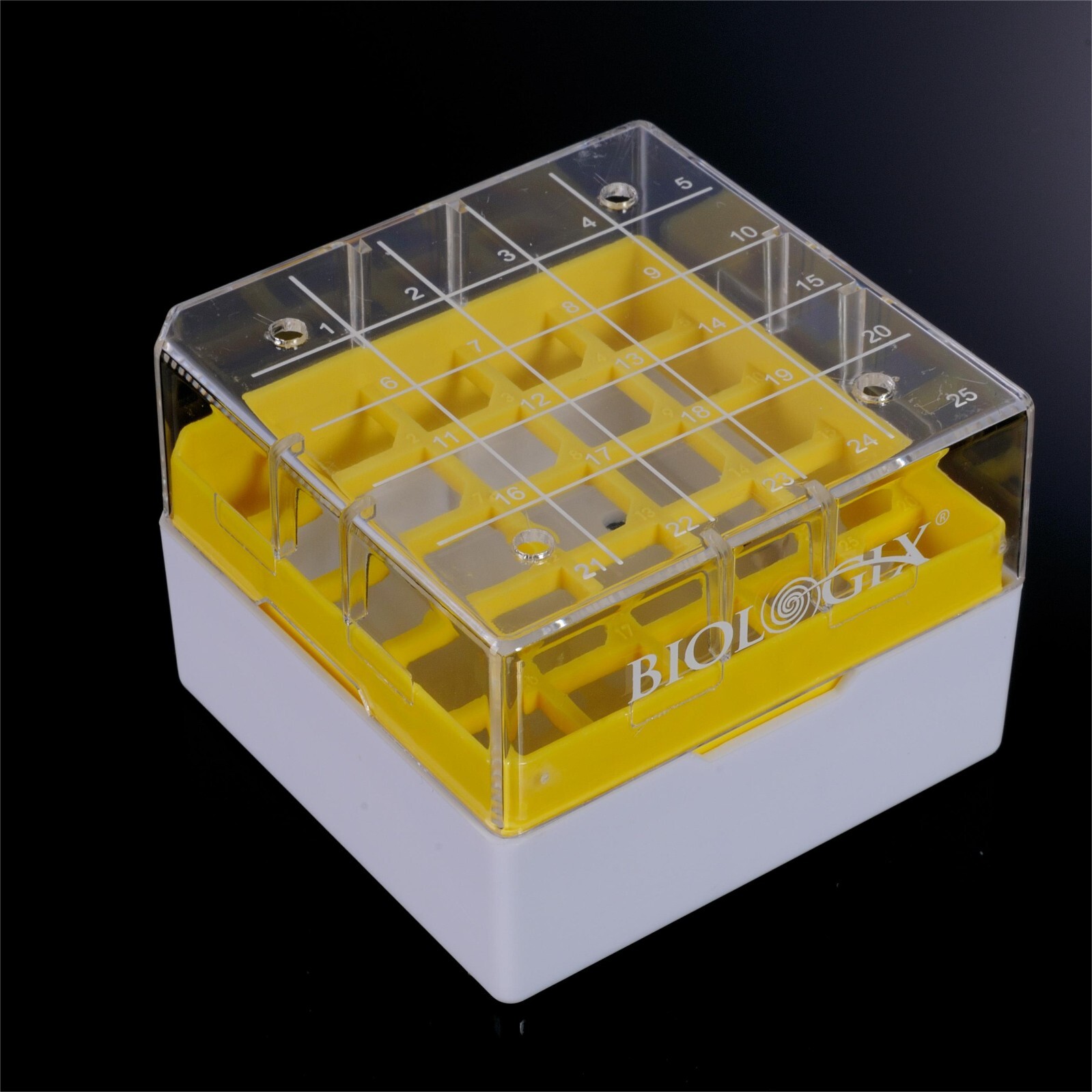 PC Cryogenic Boxes-2in. 25-Well, 5/Pack, 30/Case