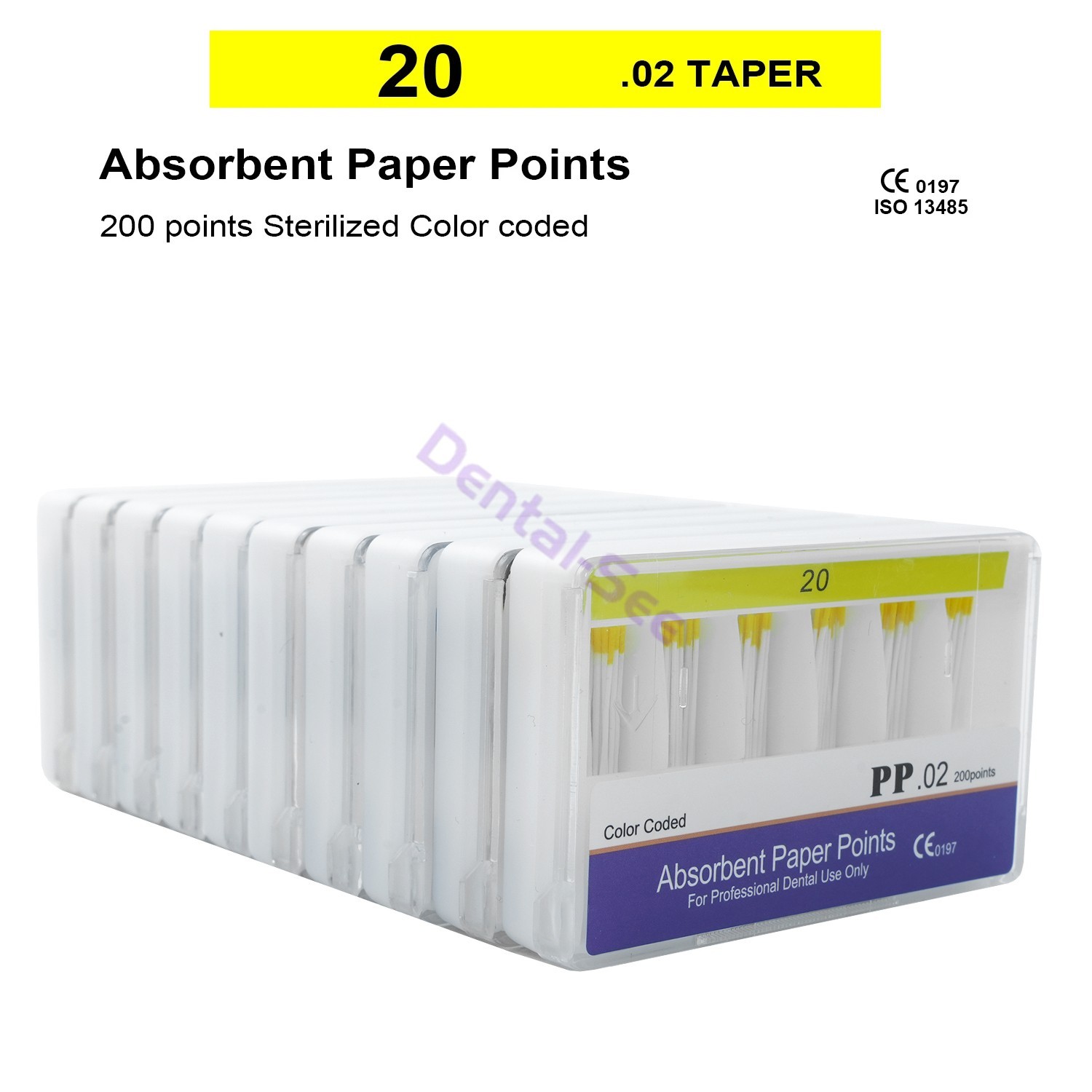 10Box Dental Endodontic Absorbent Paper Points Tips 15-40# 02 04 06