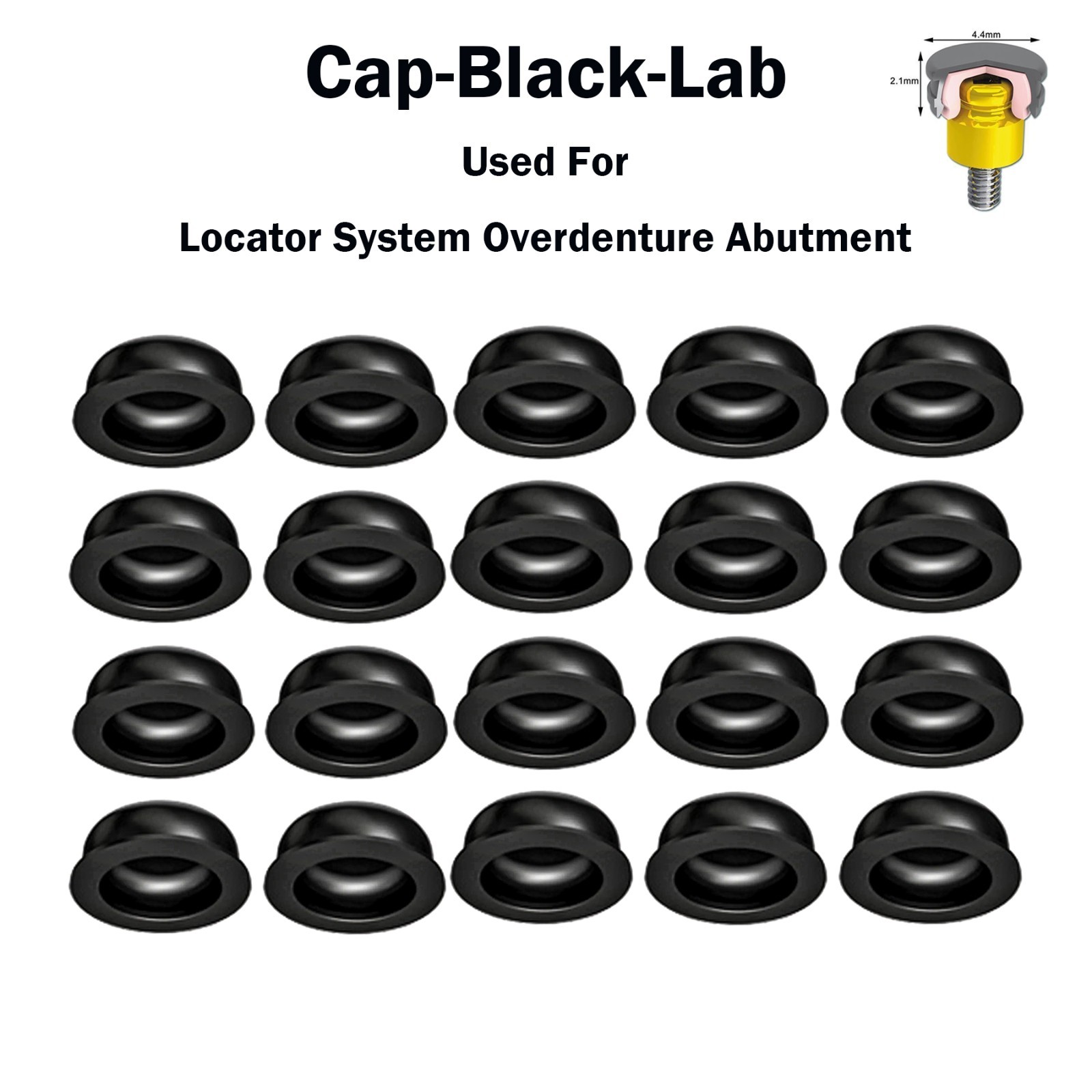 US Classic Replacement Metal Housing & Black Lab Cap Assembly for Zest Locator