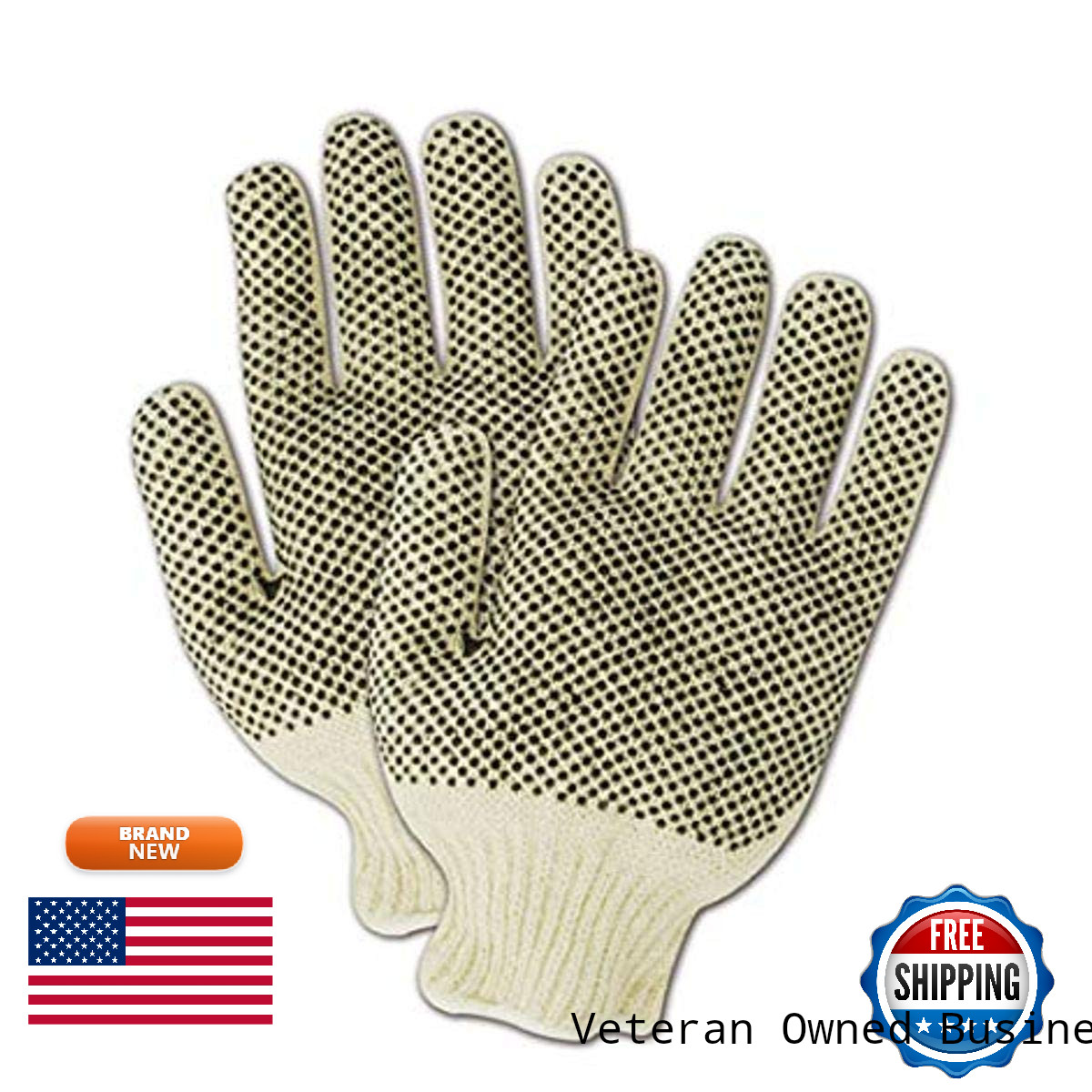 Magid Multimaster Ambidextrous Pvc Dotted Knit Work Gloves 180 Pairs T936Pr