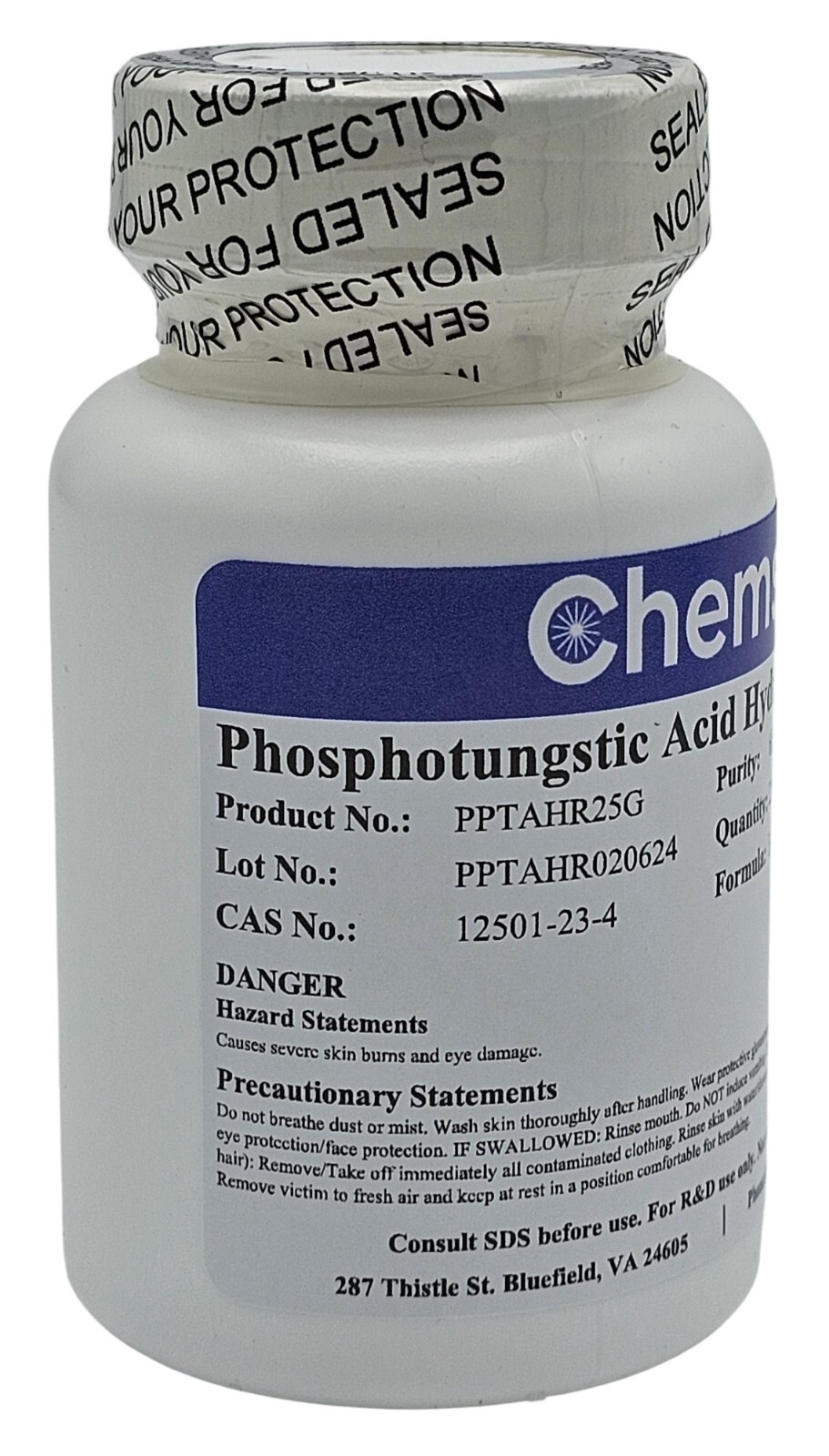 Phosphotungstic Acid Hydrate, Reagent, 25g