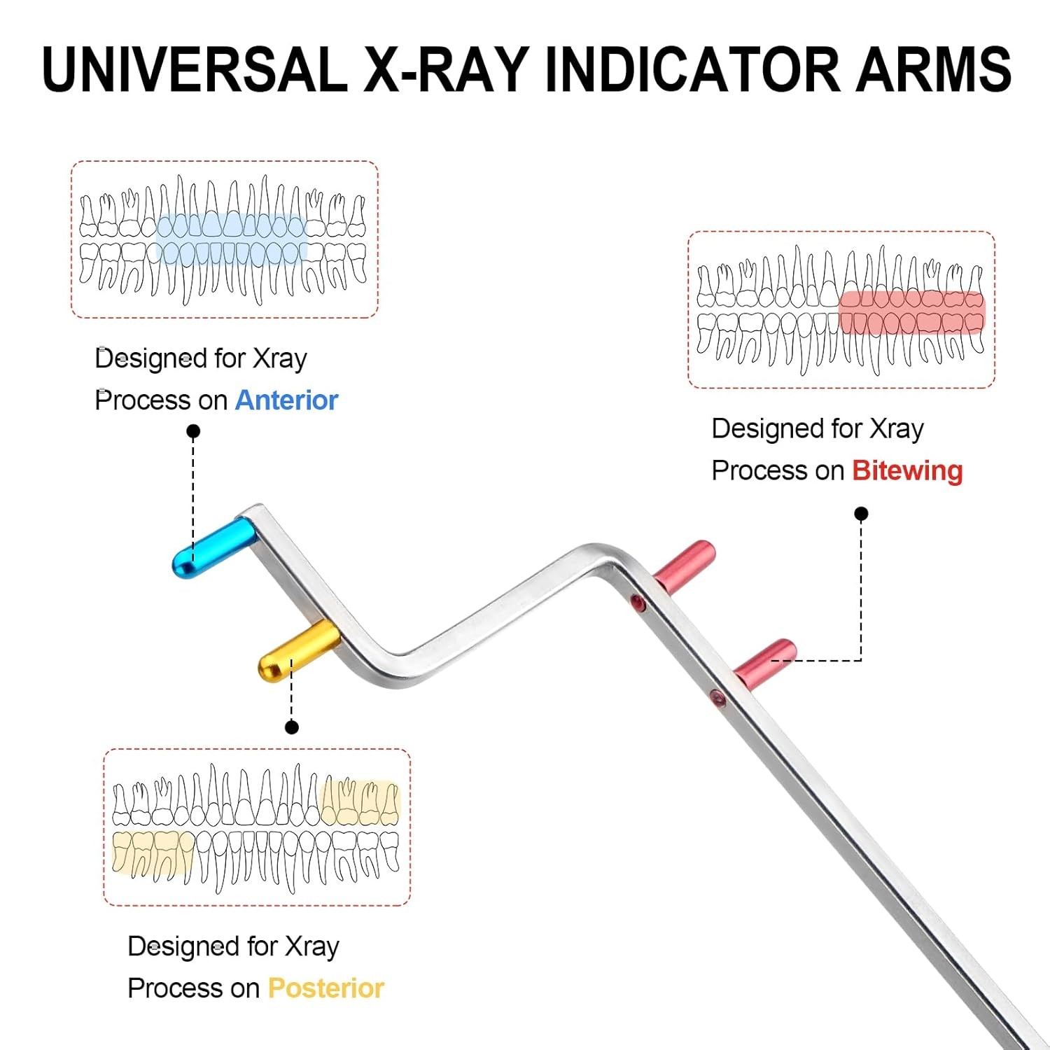 10pcs Universal Dental X-Ray Positioning Dental Sensor Holder Indicator Arm