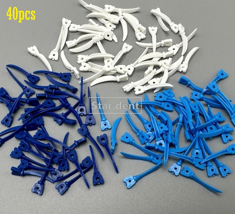 Dental Tulwar Wedges Sectional Matrix System Hole Plastic Diastema Wedge Refill