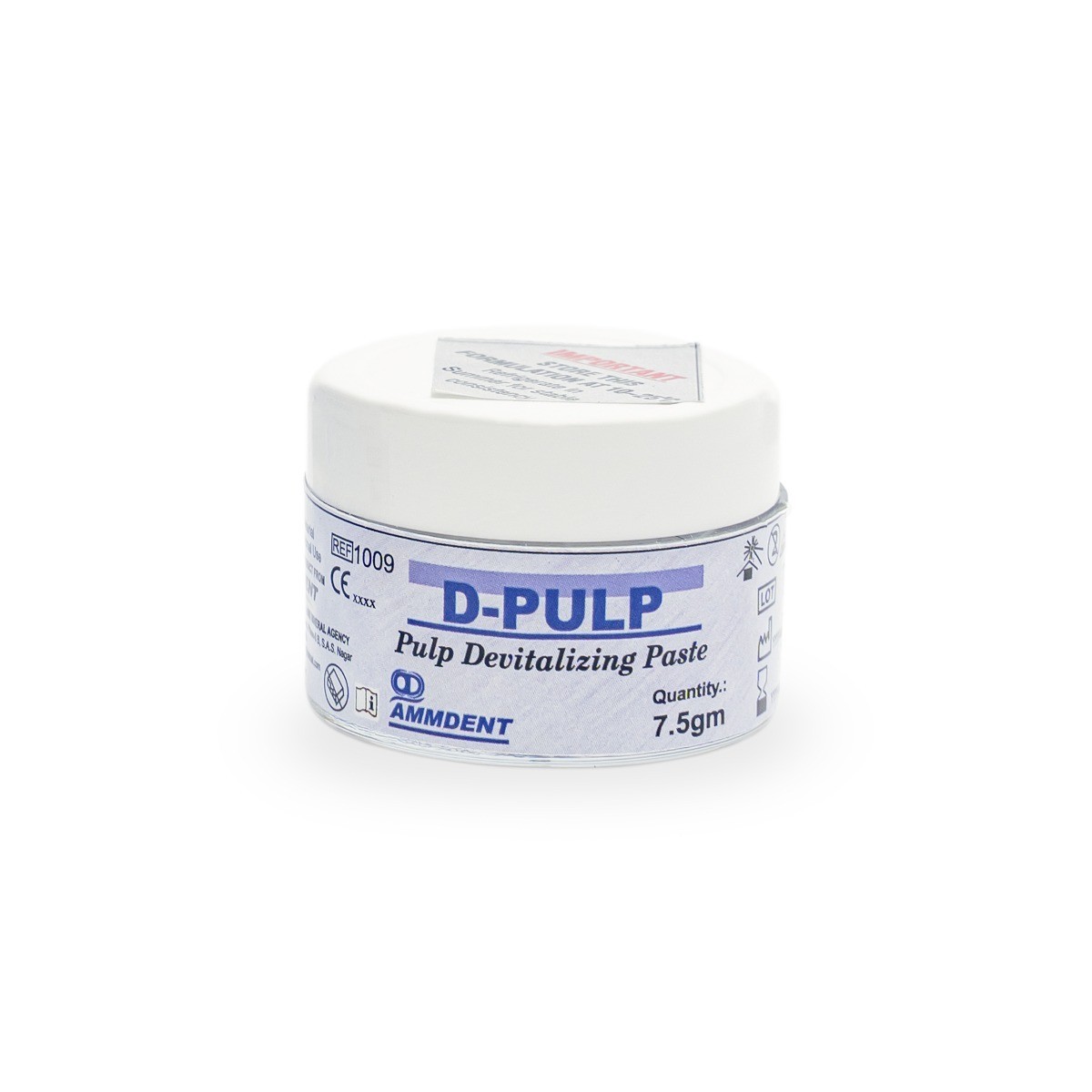 Ammdent D-Pulp Dental Paste For Pulp Devitalization 7.5gm Jar Pack Of 2