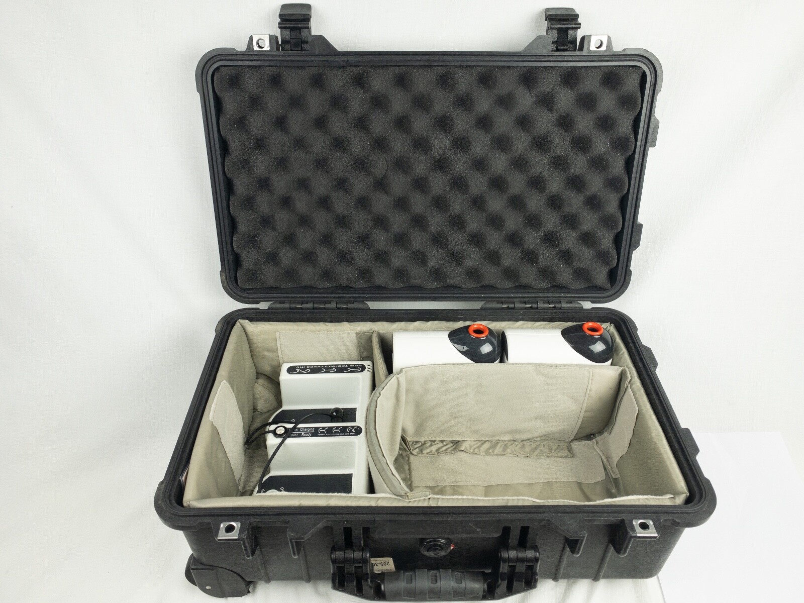 400,000+ lux Portable Surgical Headlight System Set of 2 w/ Pelican Case