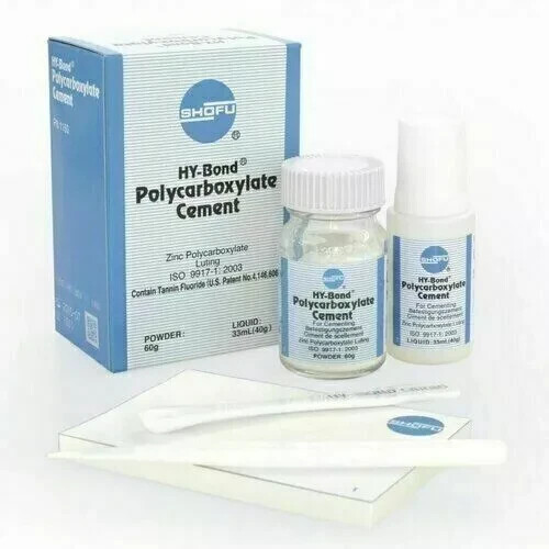 Shofu HY Bond Zinc Polycarboxylate Luting Liner Cement Pack Dental Free Ship