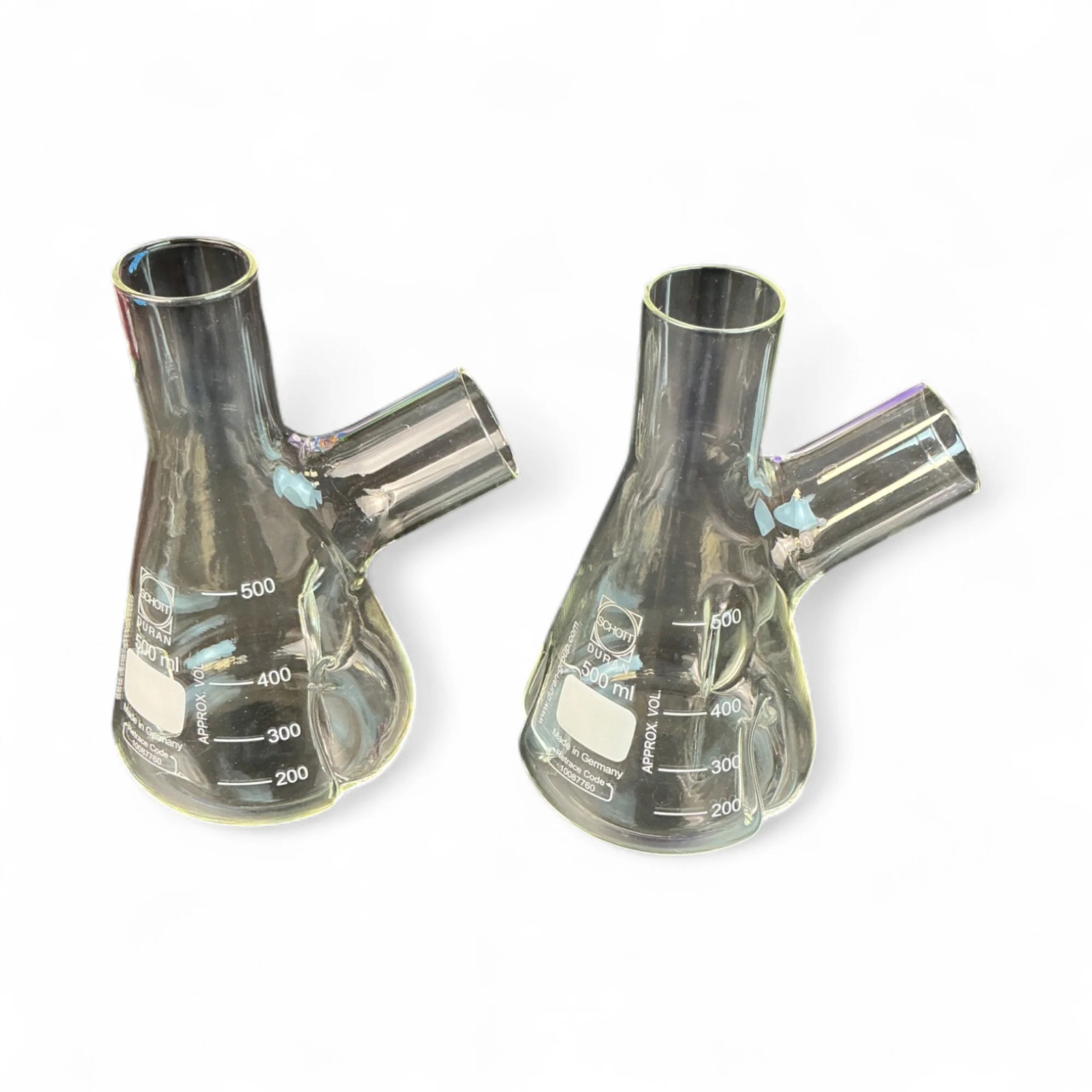 Schott Duran Two-Neck Erlenmeyer Flask 10087760 500 mL