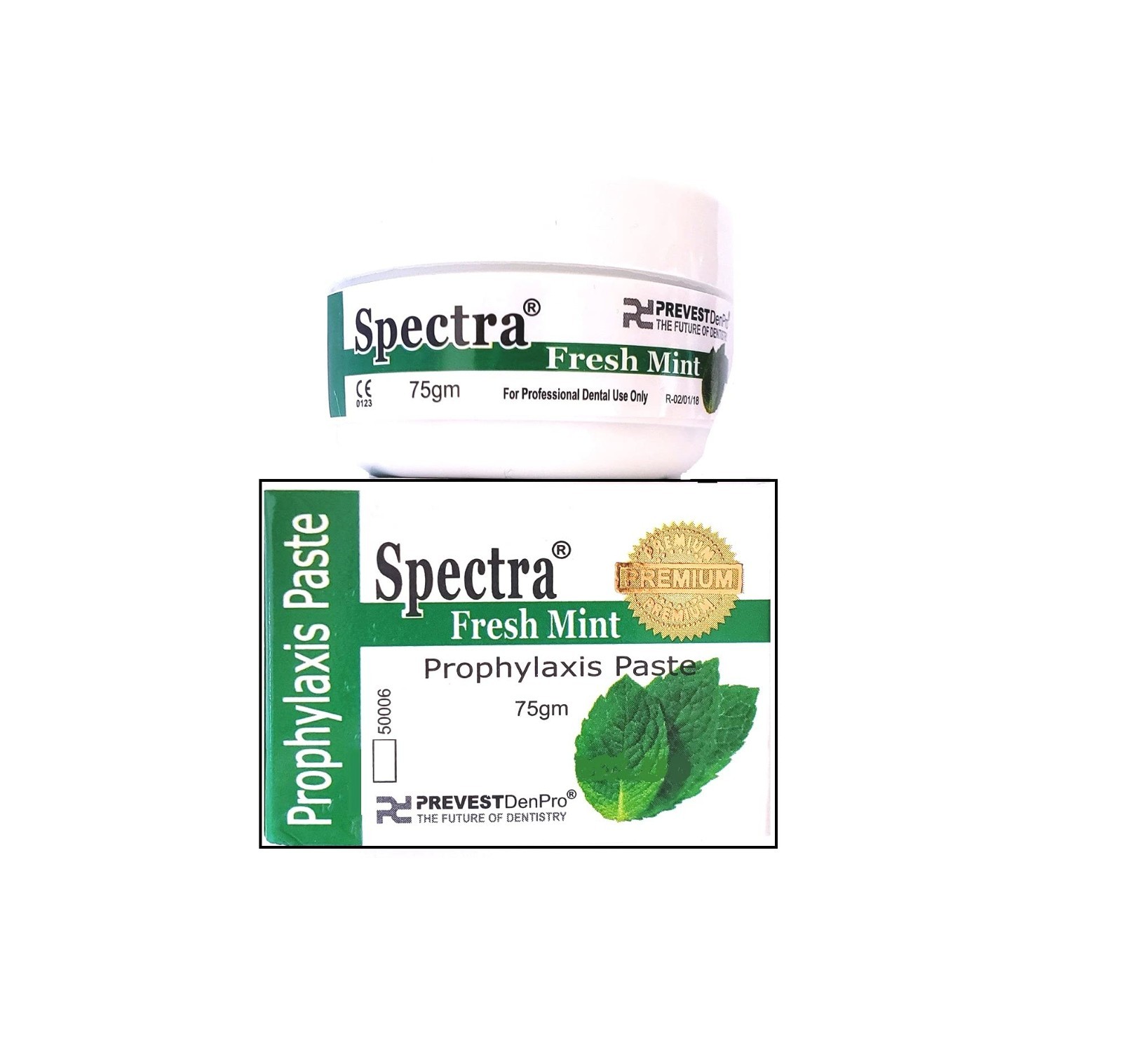 DENTAL PREVEST DENPRO SPECTRA PROPHYAXIS PASTE WITH FRESH MINT FLUORIDE 75GM