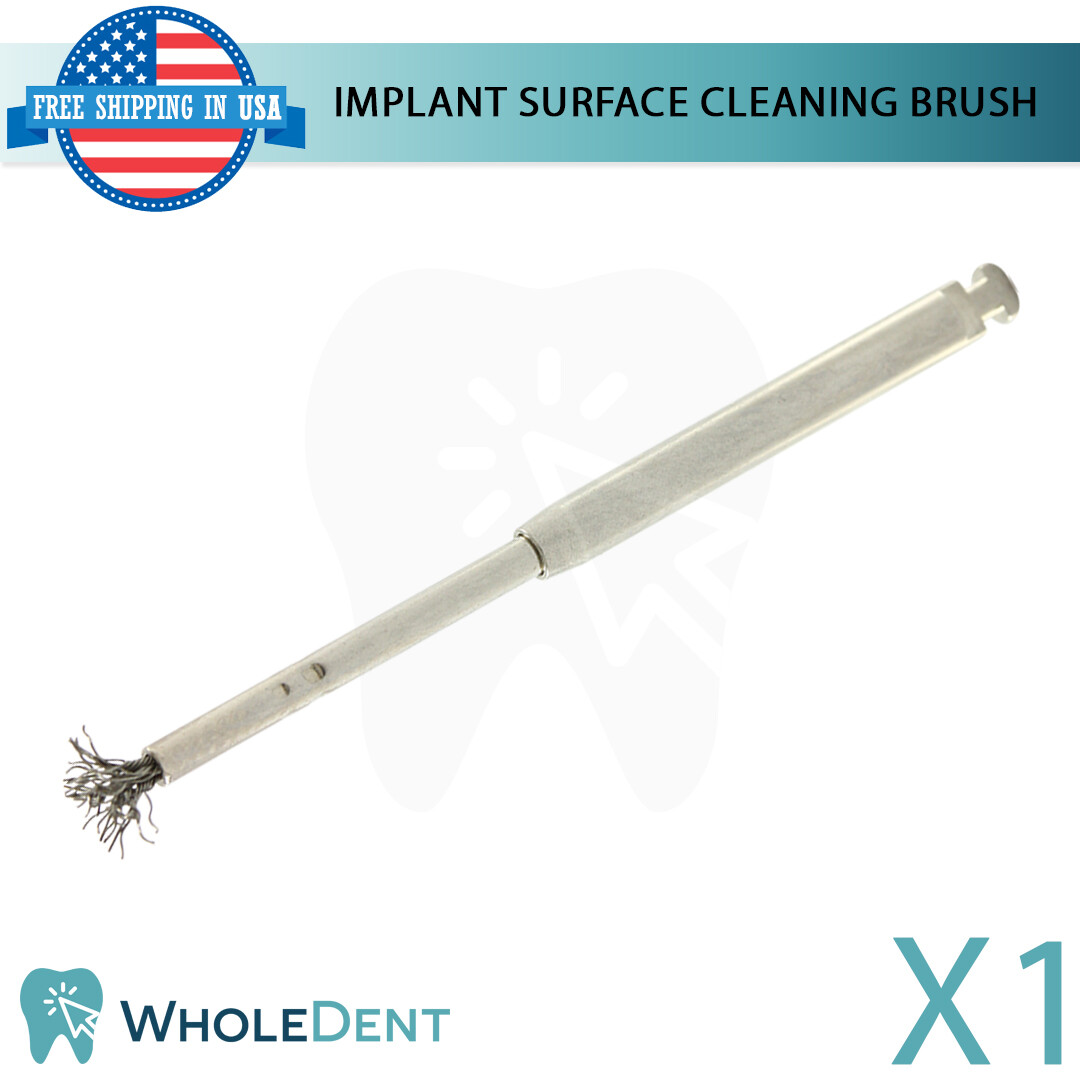 Titanium Bristles Surface Cleaning Brush For Dental Im plant Peri-Im plantitis