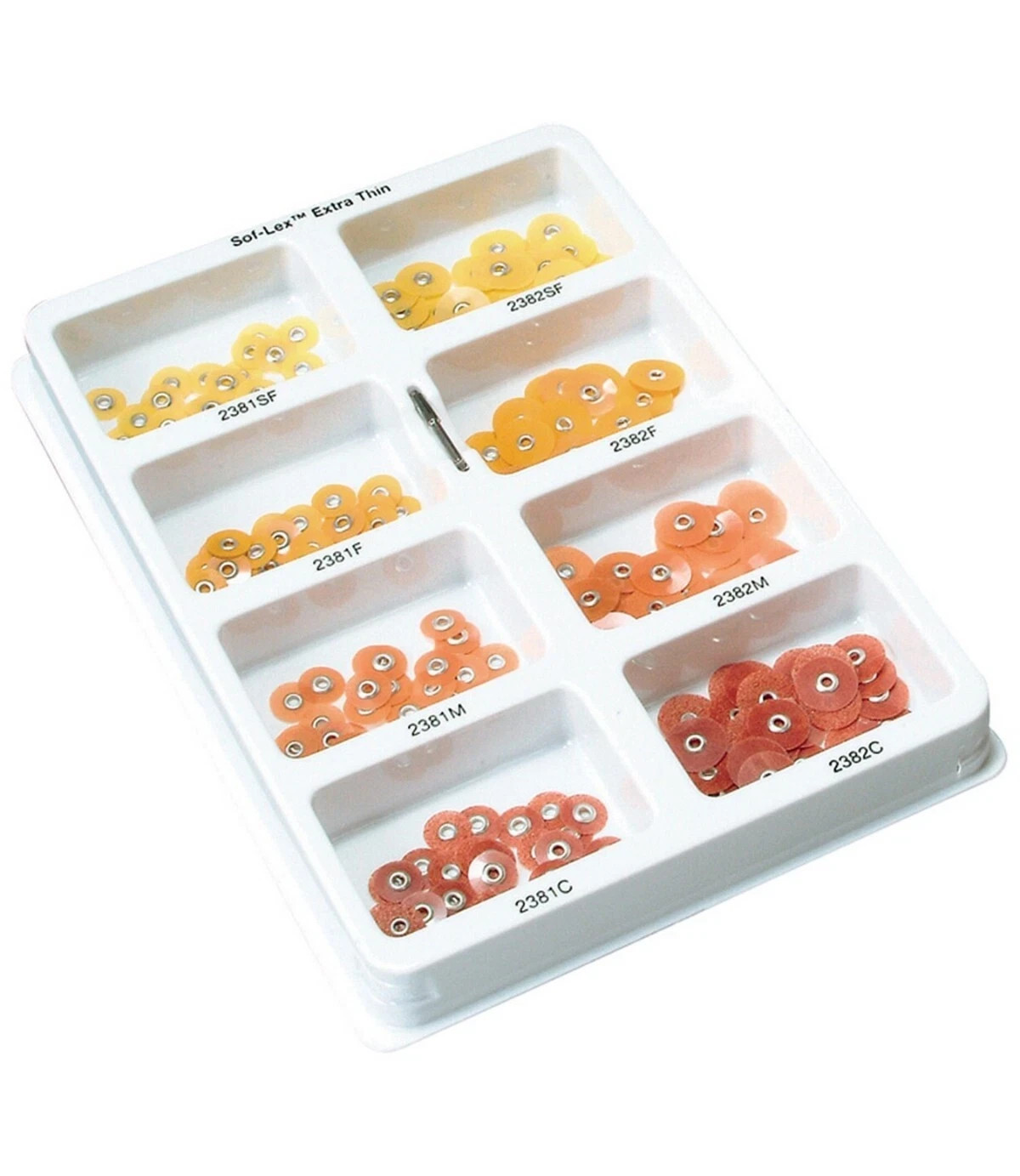 Dental 3M Sof-Lex soflex Contouring Polishing 240 Discs Kit 2380