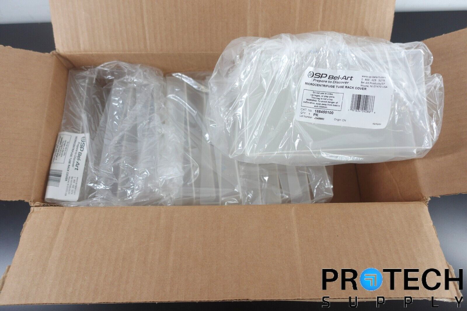 (20 Case) SP Bel-Art 188450100 Microcentrifuge Tube Rack Cover