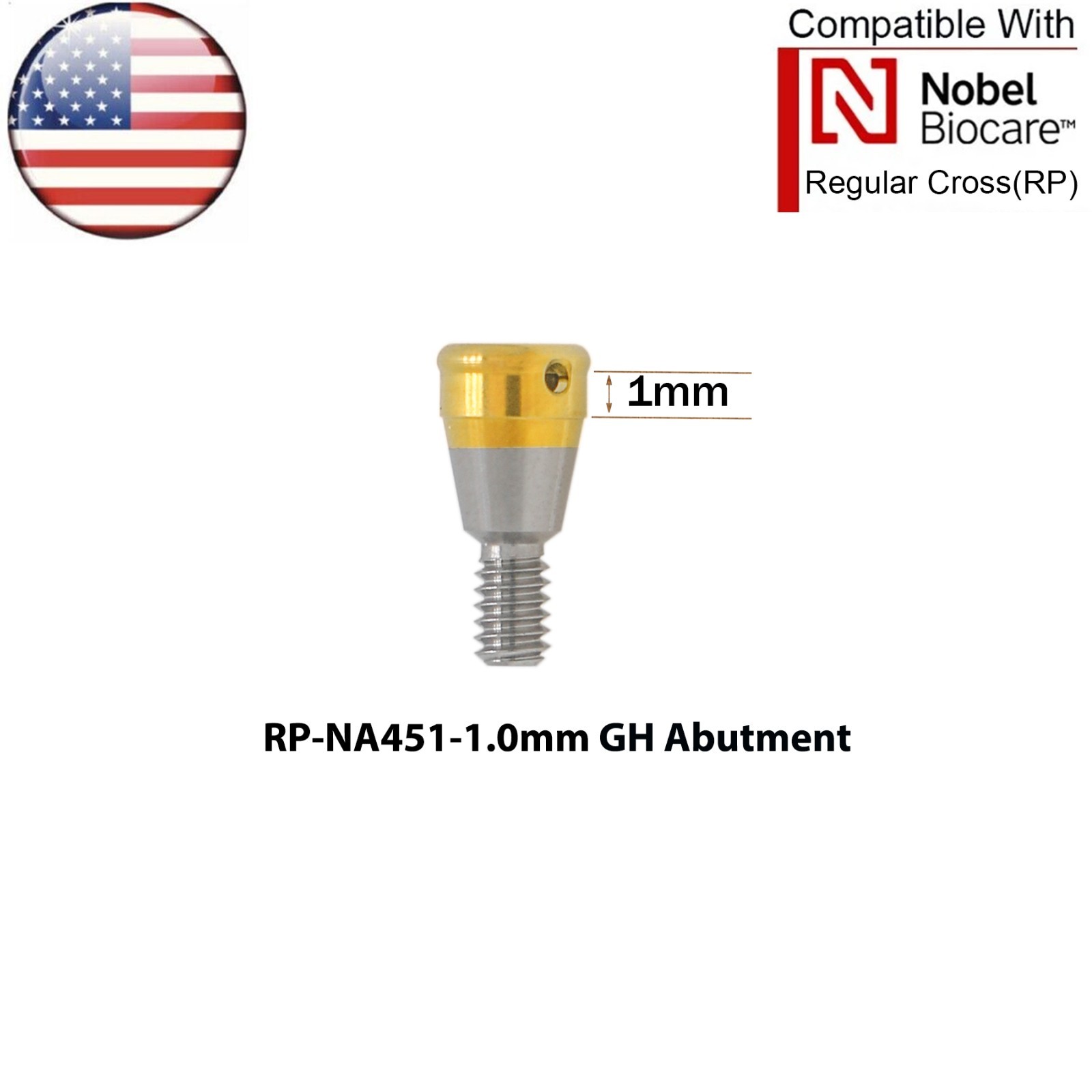 US For Nobel Active Locator Abutment Transfer Coping Open Closed Tray NP/RP