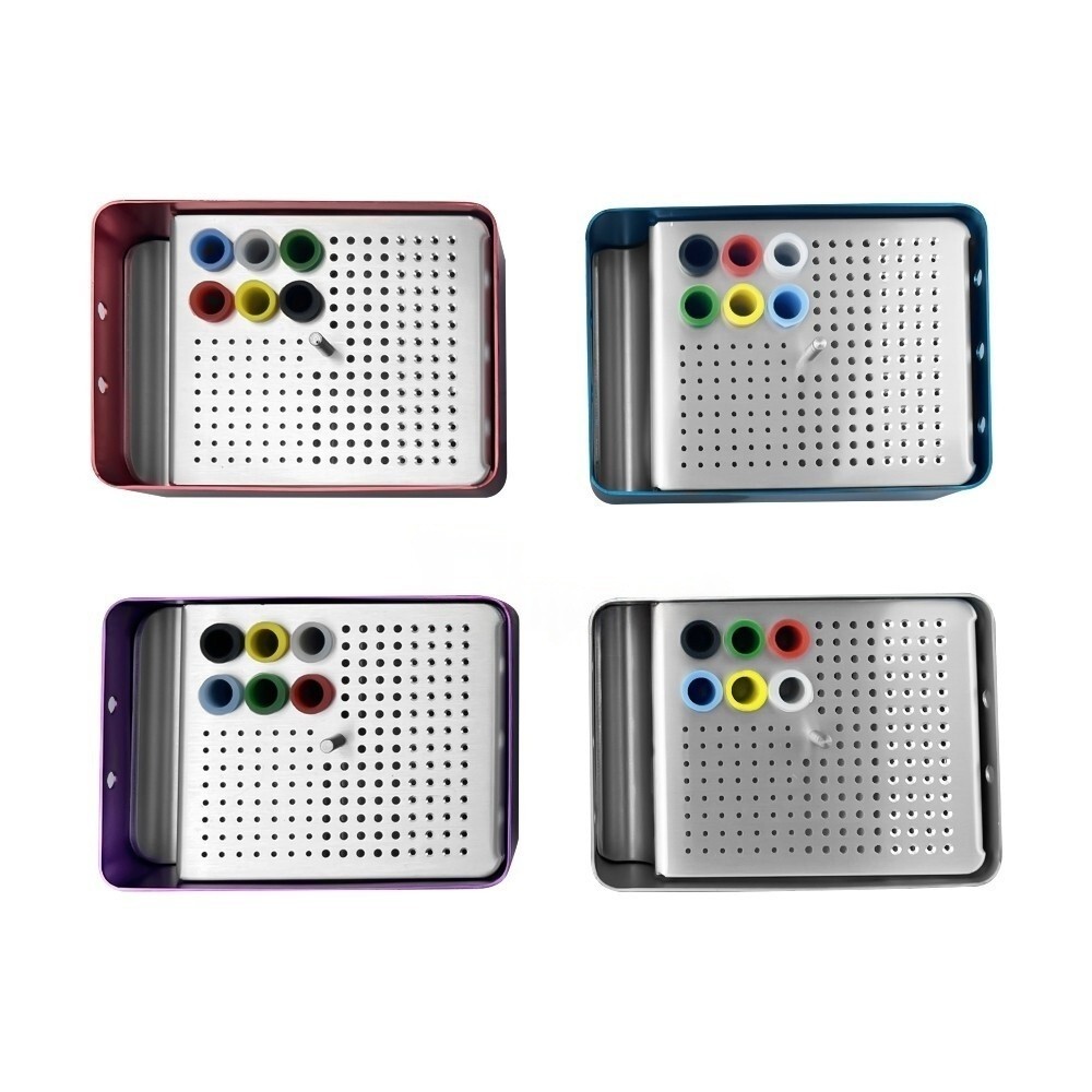 180 Holes Dental Endo Sterilization Organizer Container Burs File Point Holder