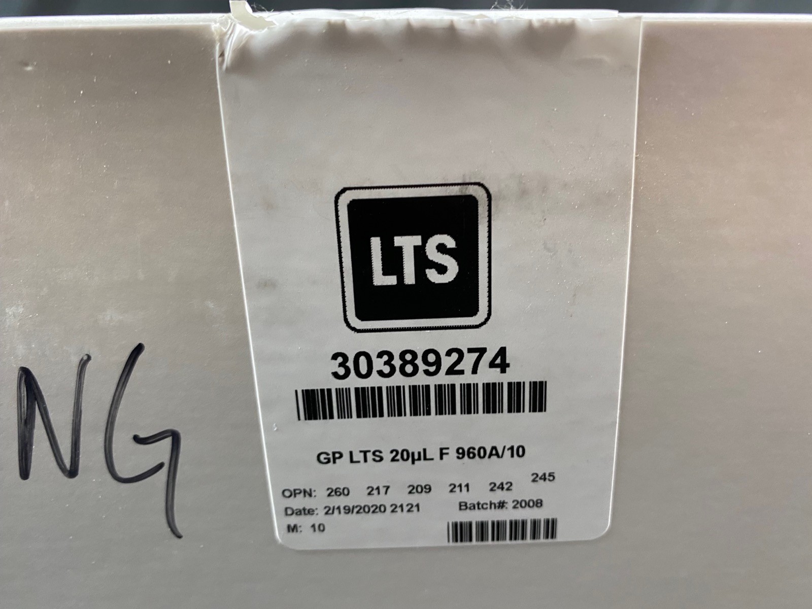 RAININ 20uL Pipette Tips GreenPak LTS LiteTouch F 960A/10 30389274 (864/cs)