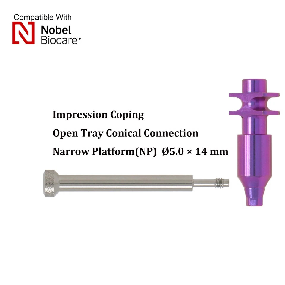 US Implant Scan Body / Analog / Transfer Coping for Nobel Biocare Active