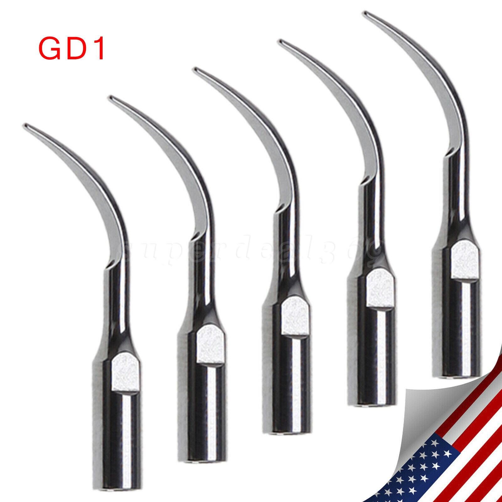 5-50Pcs Dental Ultrasonic Piezo Scaler Perio Tips GD1 Fit DTE SATELEC Handpiece