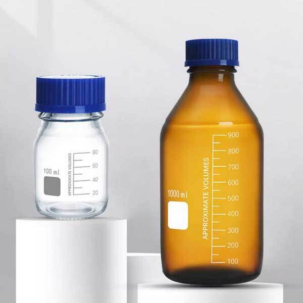 25ml – 2000ml Reagent Bottles with Scale Chemistry Biology Laboratory Supply