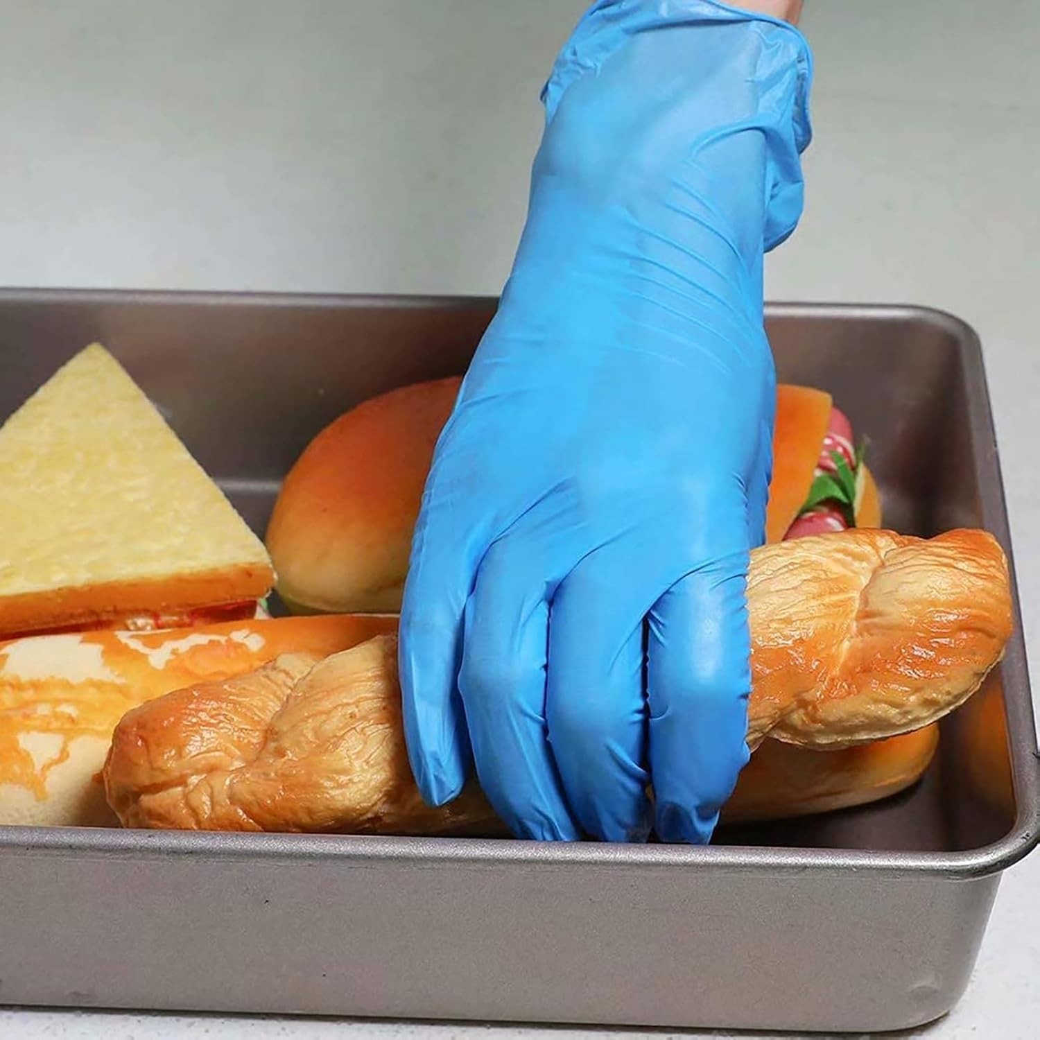 Multi-Functional Medium Disposable Gloves – 100 Count, Latex Free & Waterproof