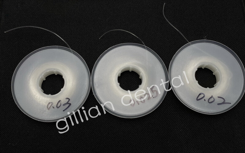 3 Rolls x7m Dental Orthodontics Powerful Solid Elastic Thread 0.03″ Transparent