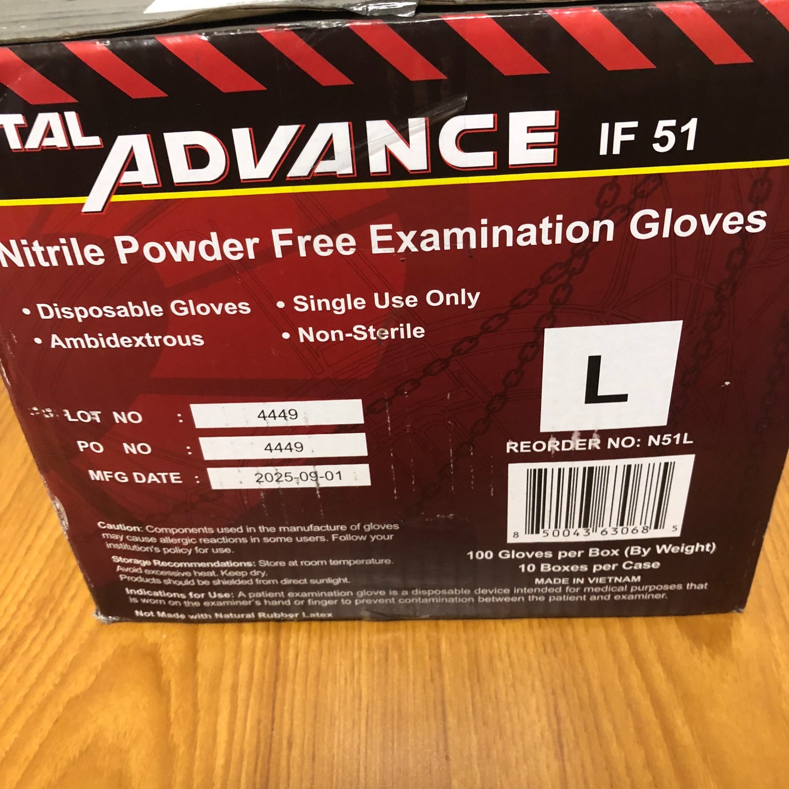 Nitrile Exam Gloves Black – Case – 1000 Count, 5 Mil, Latex Free, Powder Free