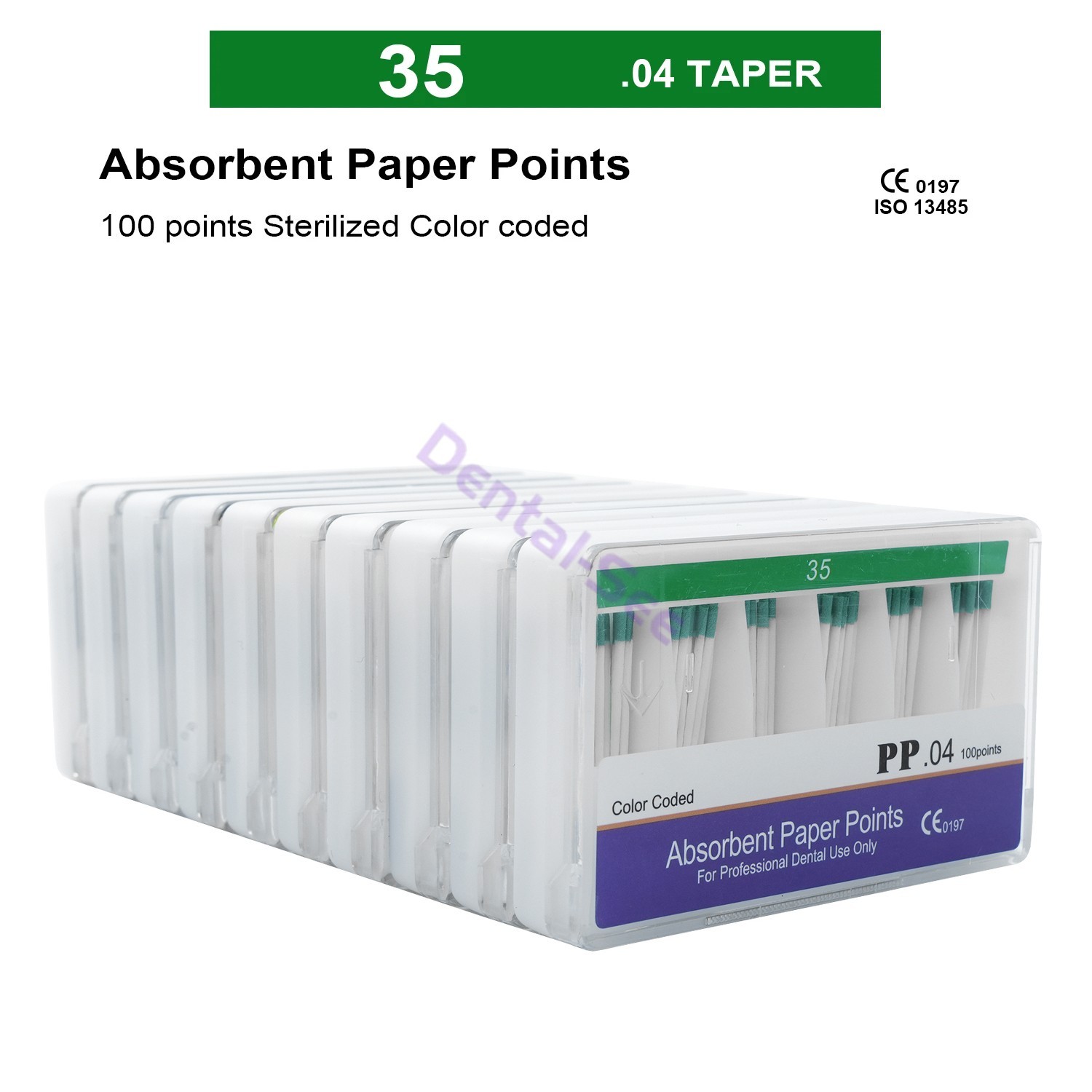 10Box Dental Endodontic Absorbent Paper Points Tips 15-40# 02 04 06