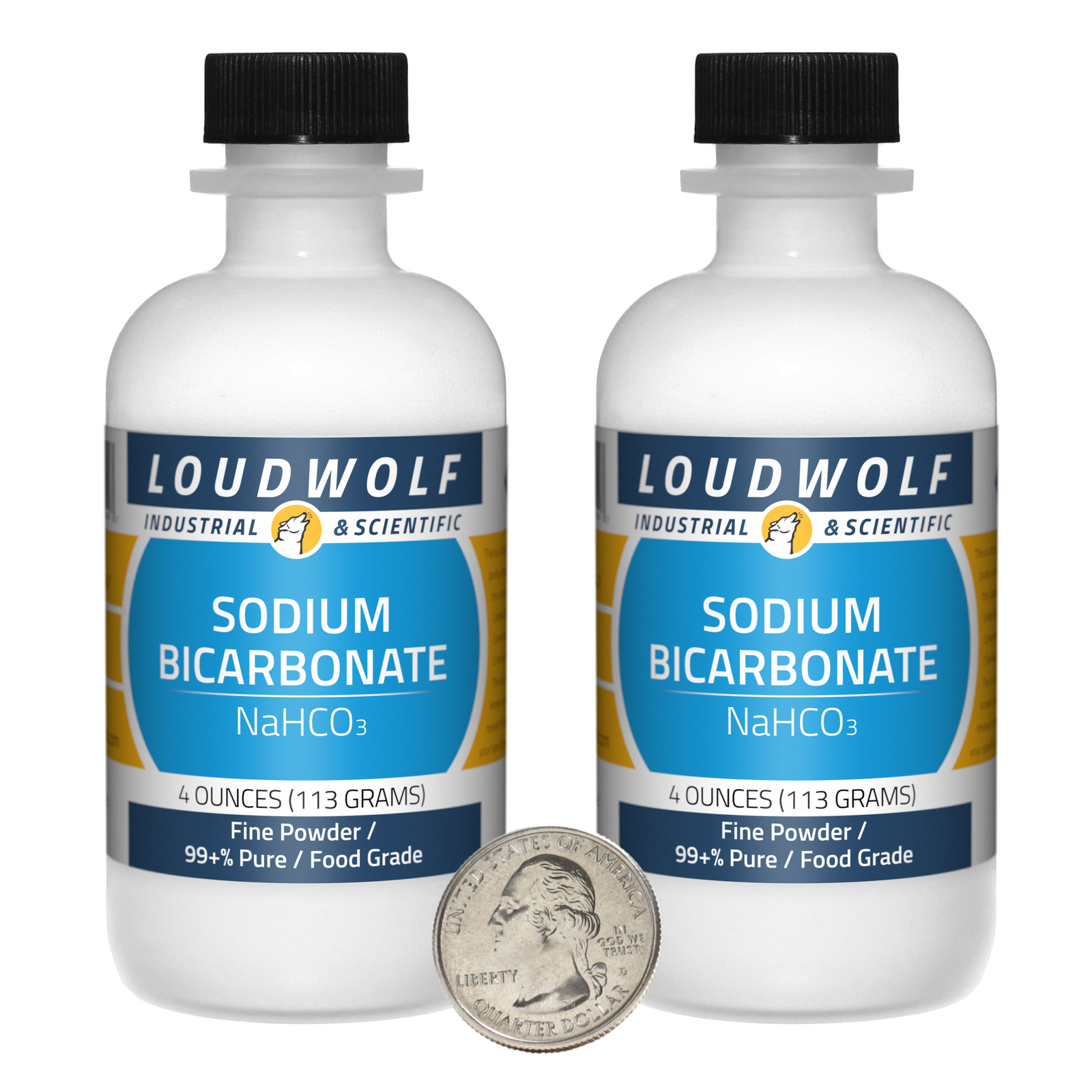 Sodium Bicarbonate / 8 Ounces / 2 Bottles / 99+% Pure Food Grade / Fine Powder