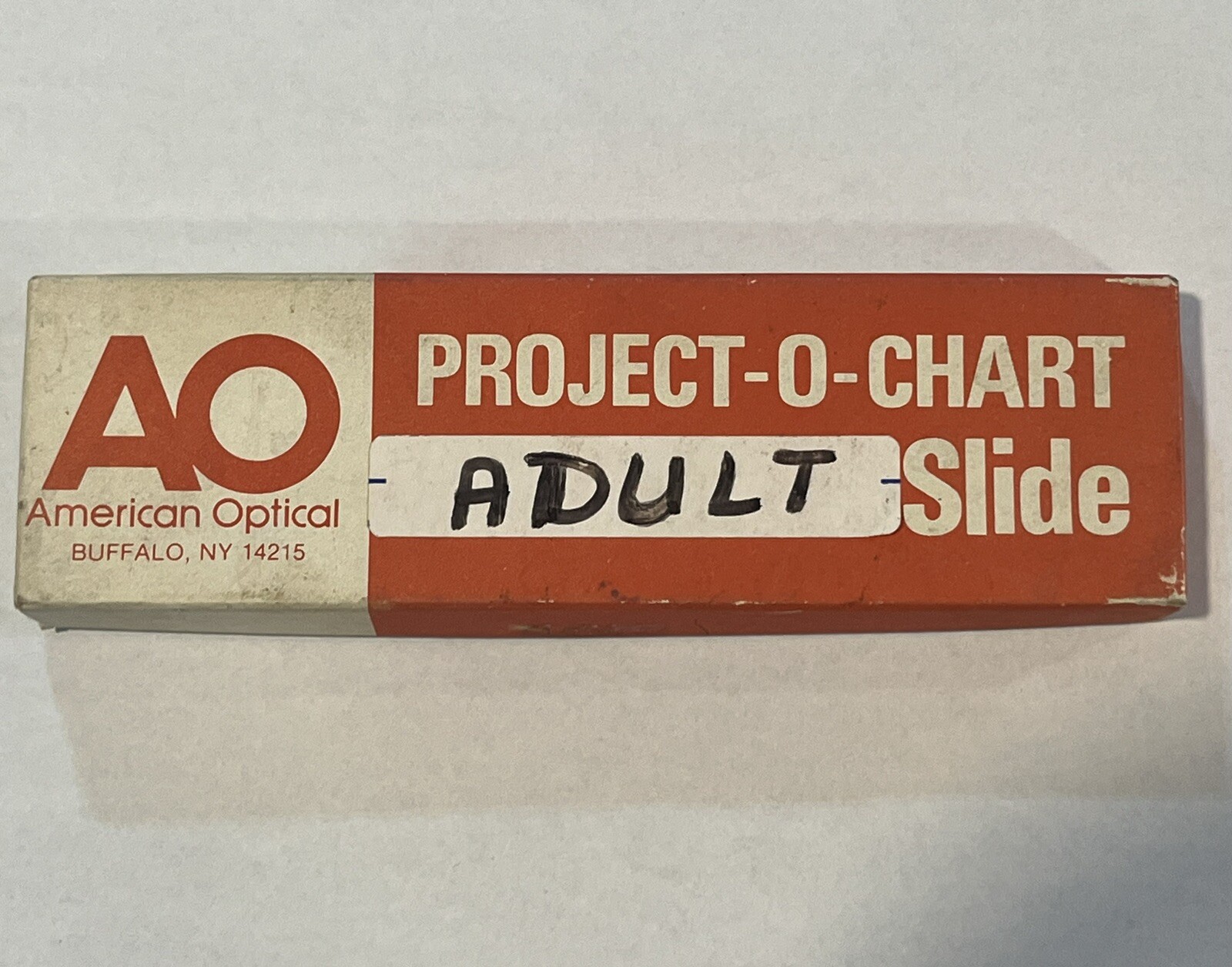 Eye Test Chart Project-O-Chart American Optical Slide For Adult