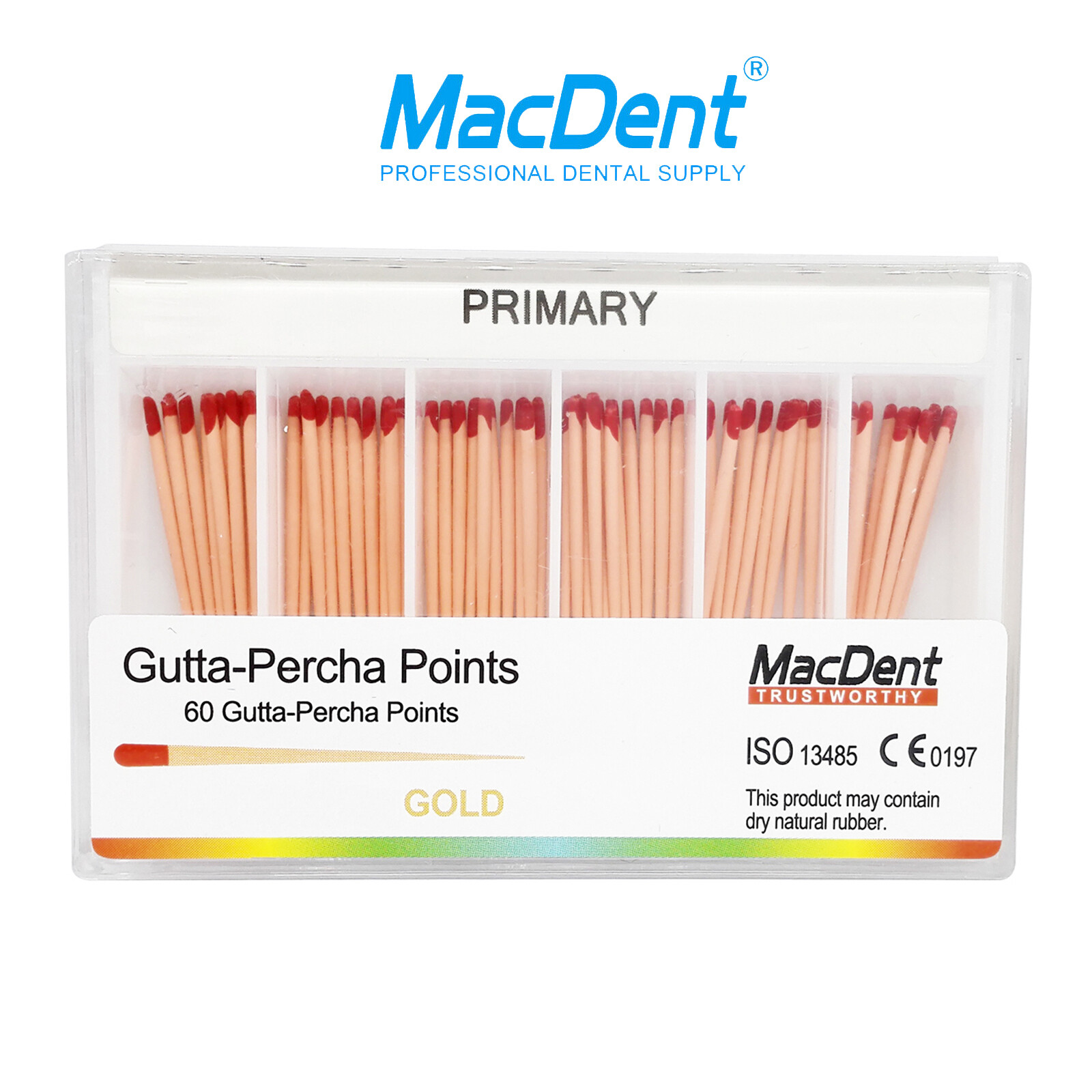 MacDent Dental Obturation Endodontic Gutta Percha Paper Points For WAVE ONE GOLD