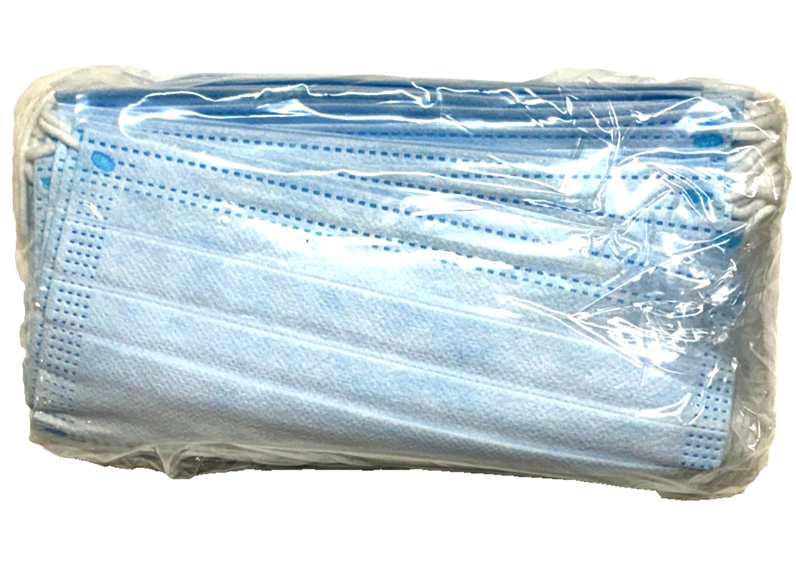 100 Disposable Face Mask Three Layer Protection Single Use Mask