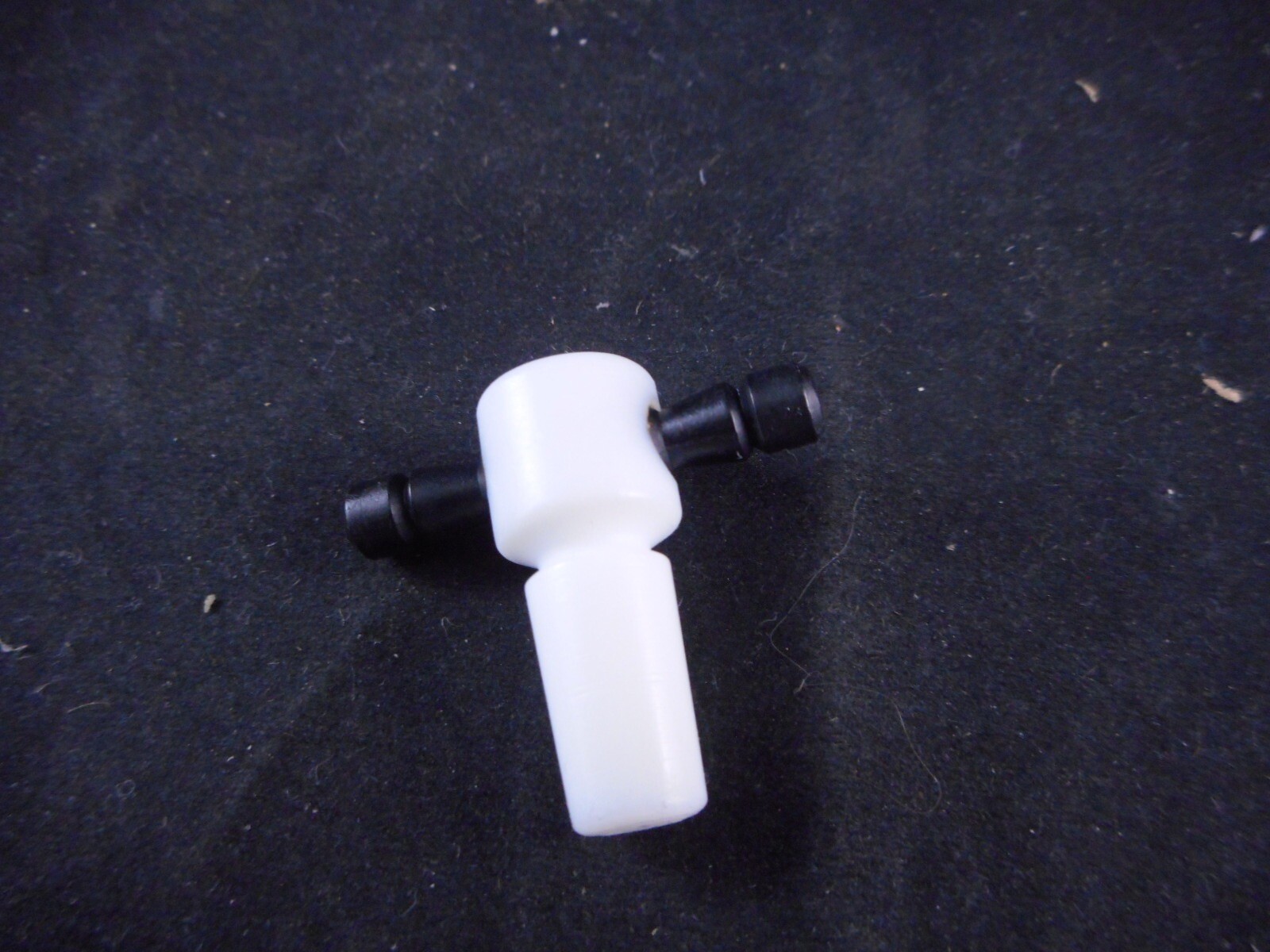 CHEMGLASS Teflon PTFE #9 Stander Taper Stopper Flask Length Black Handle 1/PACK