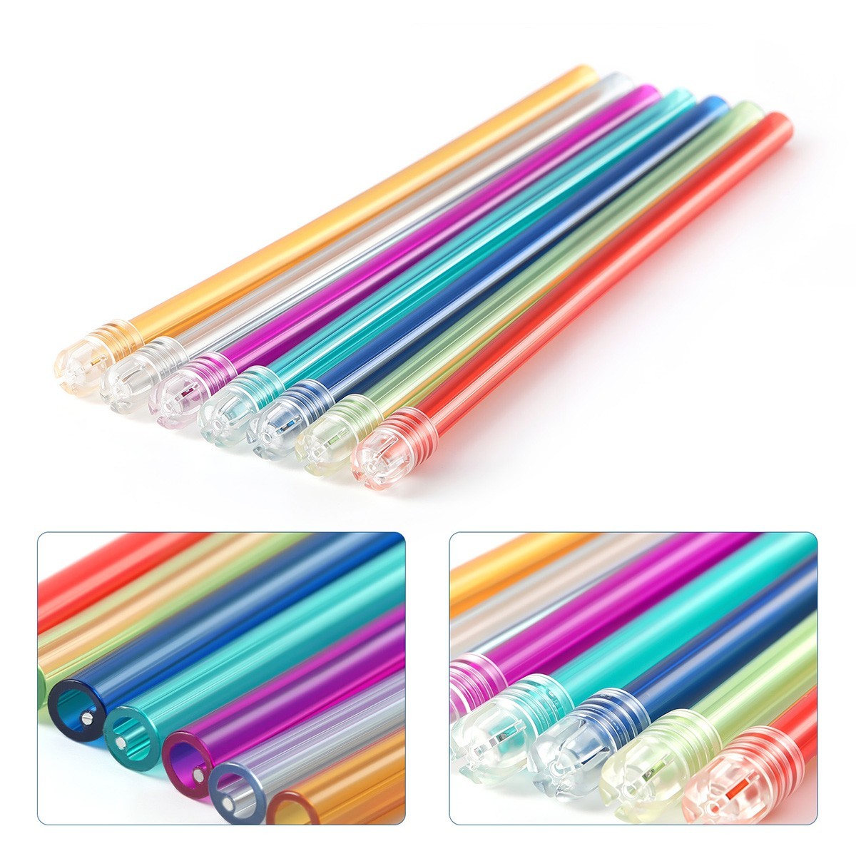 100PCS Disposable Dental Saliva Ejector Evacuation Suction Tips Assorted AZDENT
