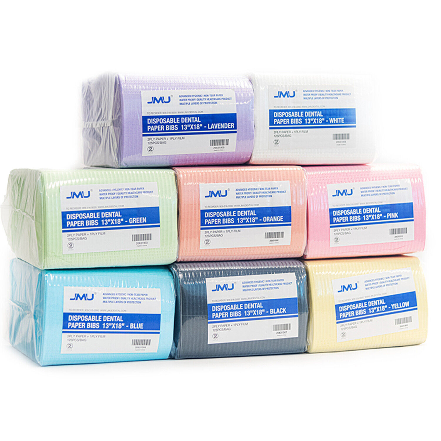 500pcs Disposable Dental Bibs 3-Ply Medical Tattoo Towel 13″x18″ Waterproof