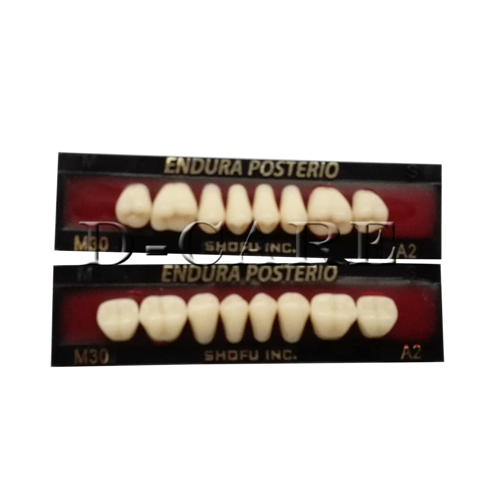 SHOFU ENDURA Dental Denture False Teeth Resin A2 M30 M32 Plastic DC