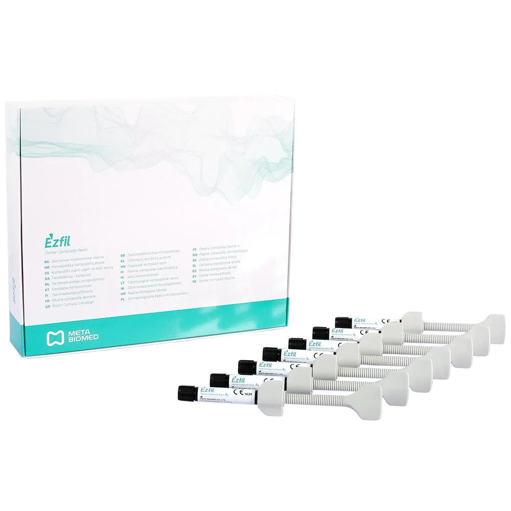 Meta Biomed Dental Ezfil Nano Hybrid Composite Variety Kit Etch Adhesive